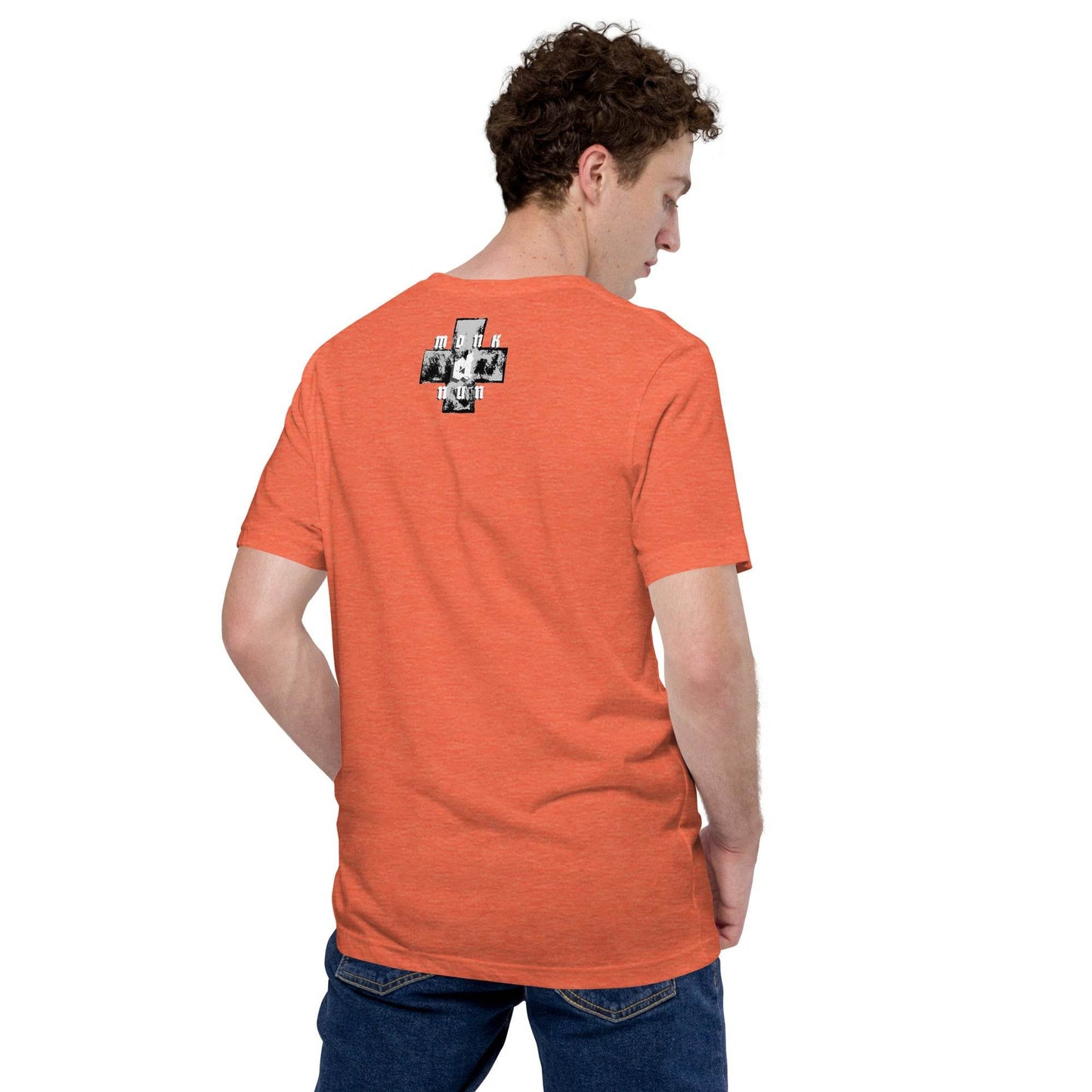 Unisex 100% combed and ring-spun cotton t-shirt Always think positive - Monk&Nun UnisexClothing