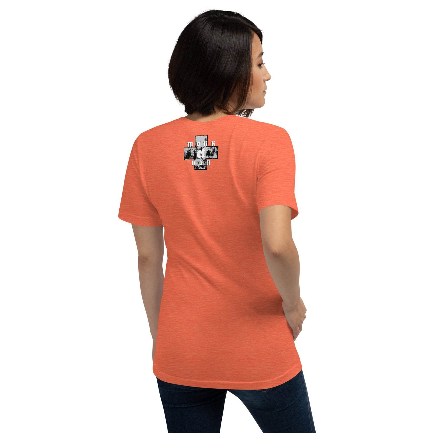 Unisex 100% combed and ring-spun cotton t-shirt Always think positive - Monk&Nun UnisexClothing