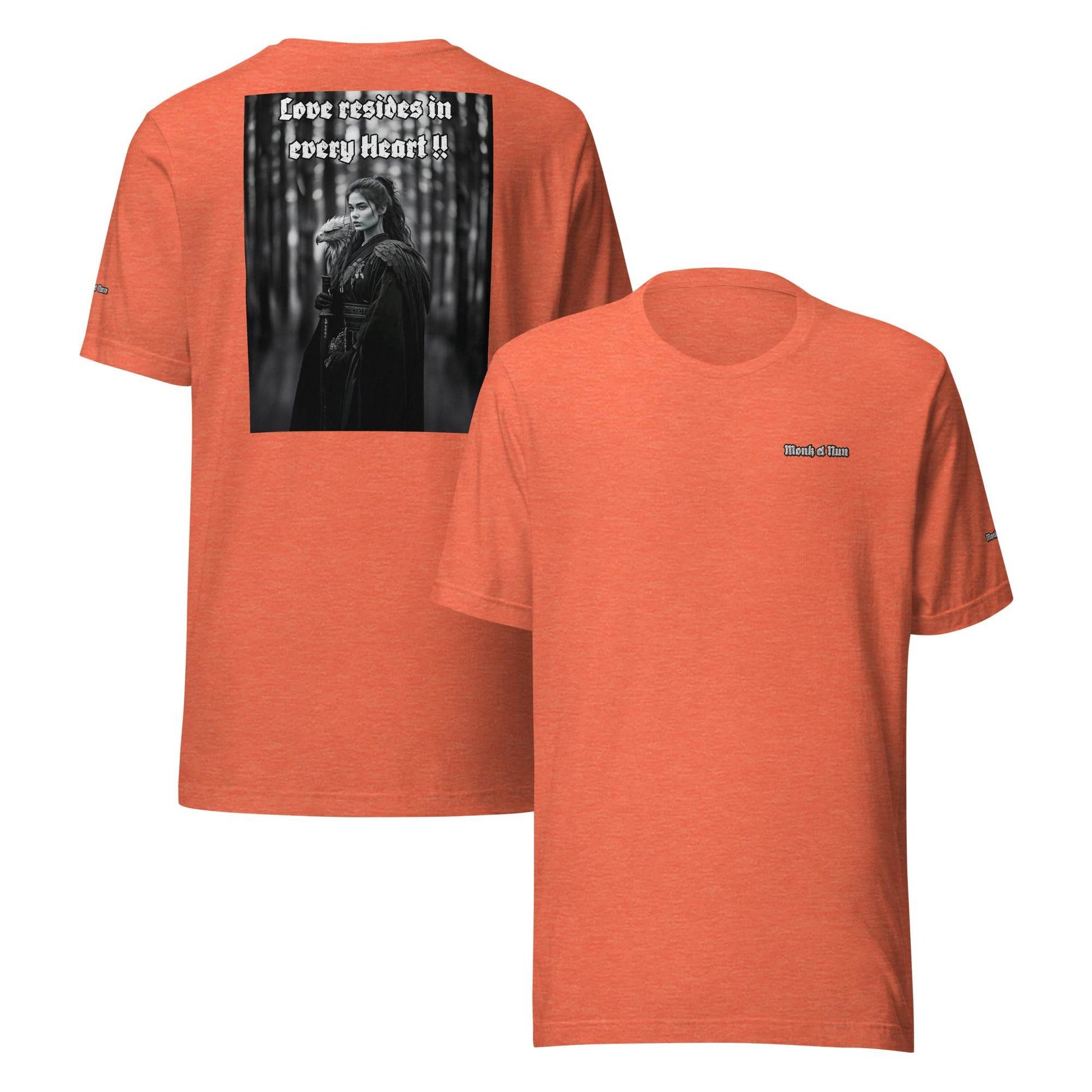 Unisex 100% combed and ring-spun cotton t-shirt Design #1 - Monk&Nun UnisexClothing