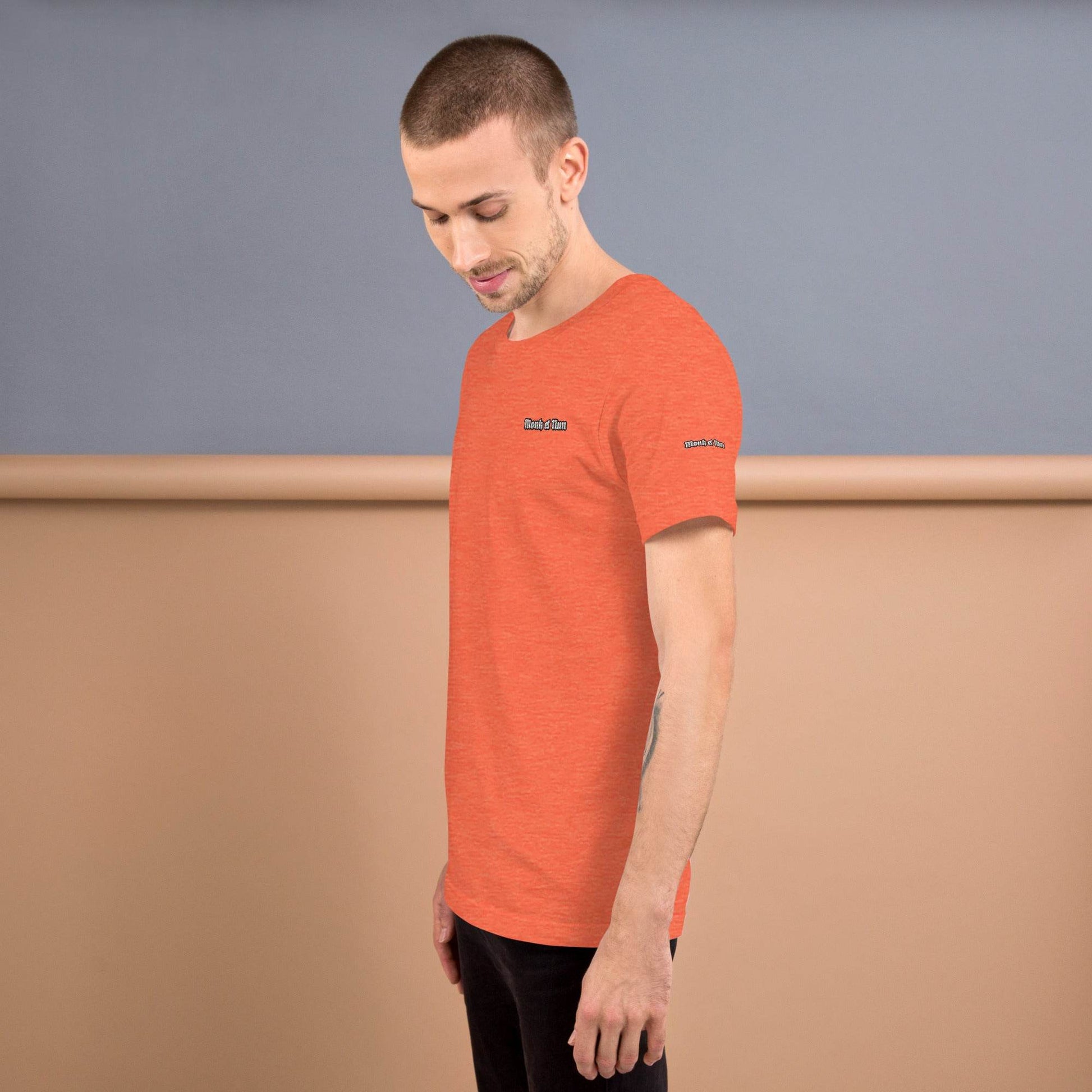 Unisex 100% combed and ring-spun cotton t-shirt Design #3 - Monk&Nun UnisexClothing