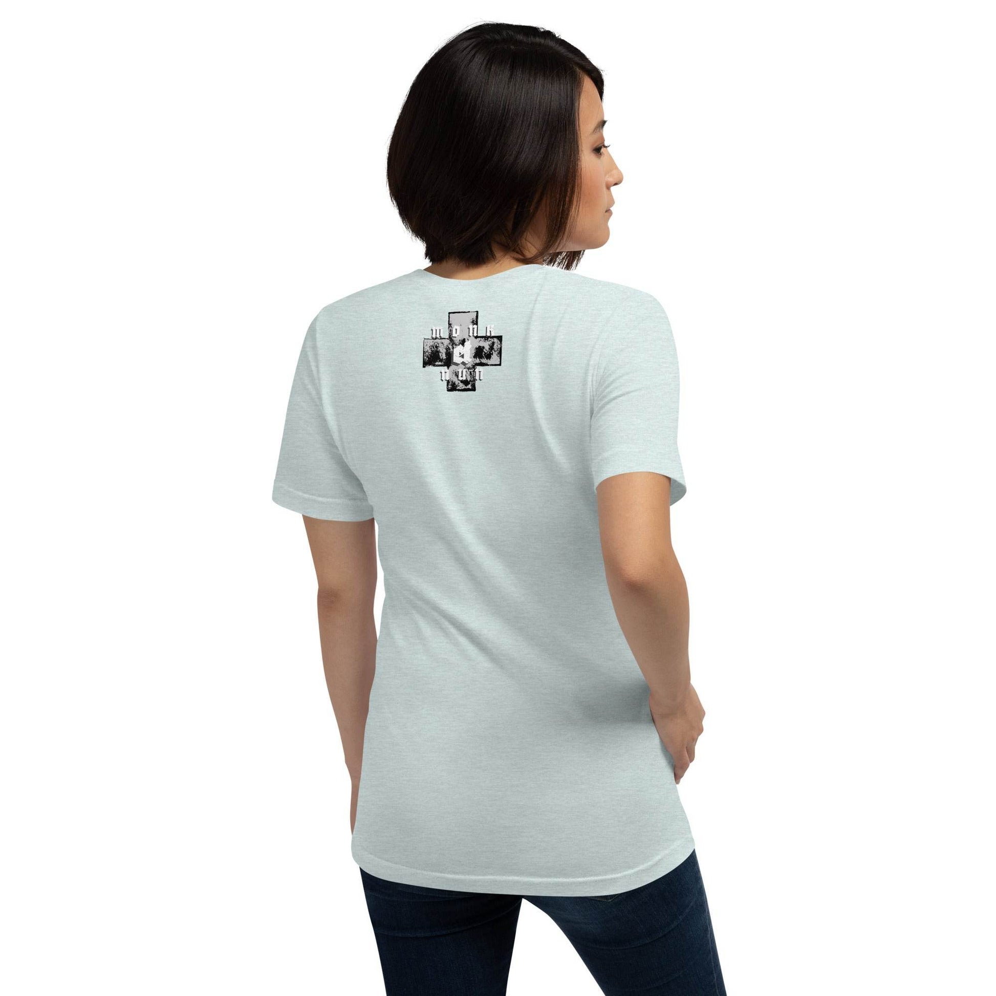 Unisex 100% combed and ring-spun cotton t-shirt Always think positive - Monk&Nun UnisexClothing