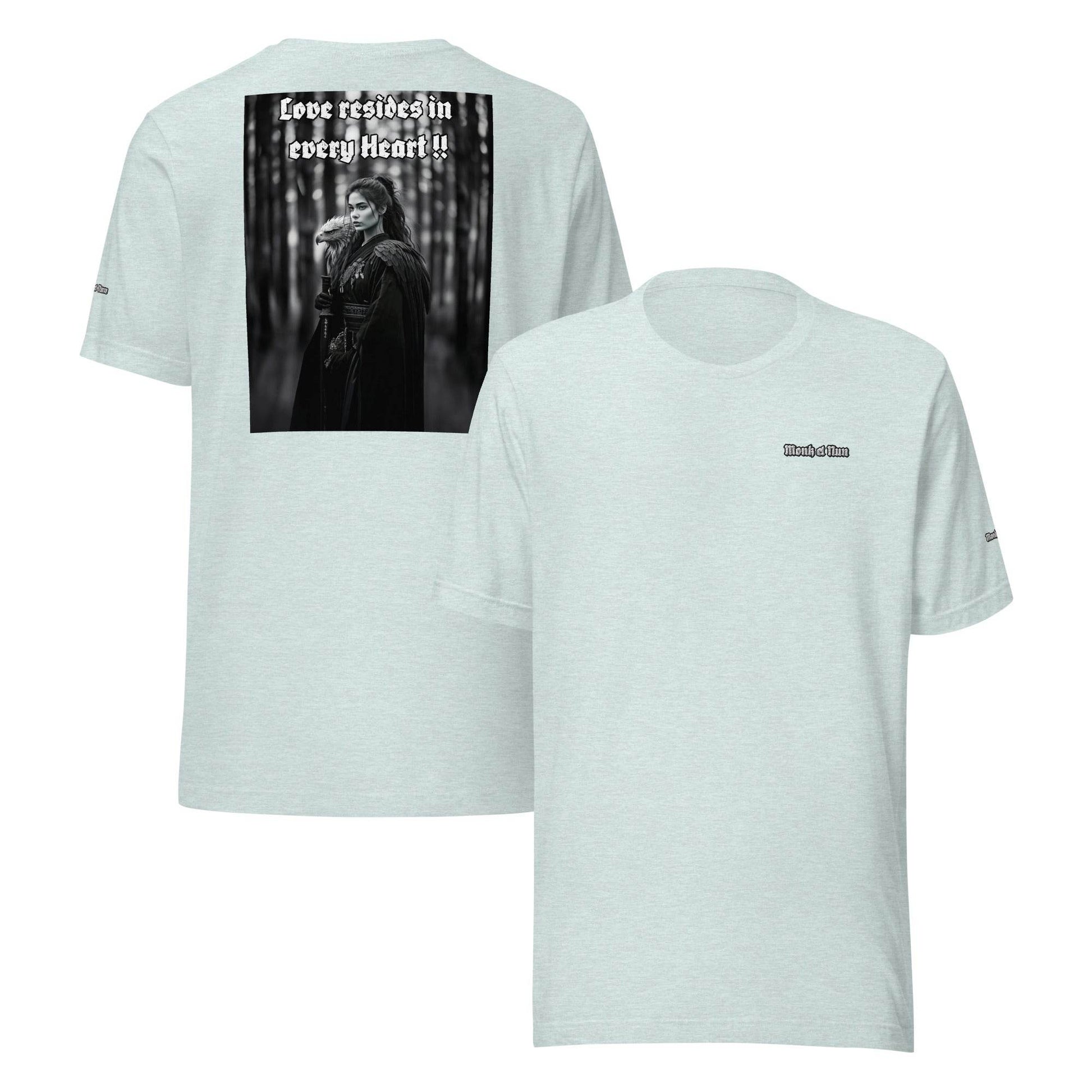 Unisex 100% combed and ring-spun cotton t-shirt Design #1 - Monk&Nun UnisexClothing