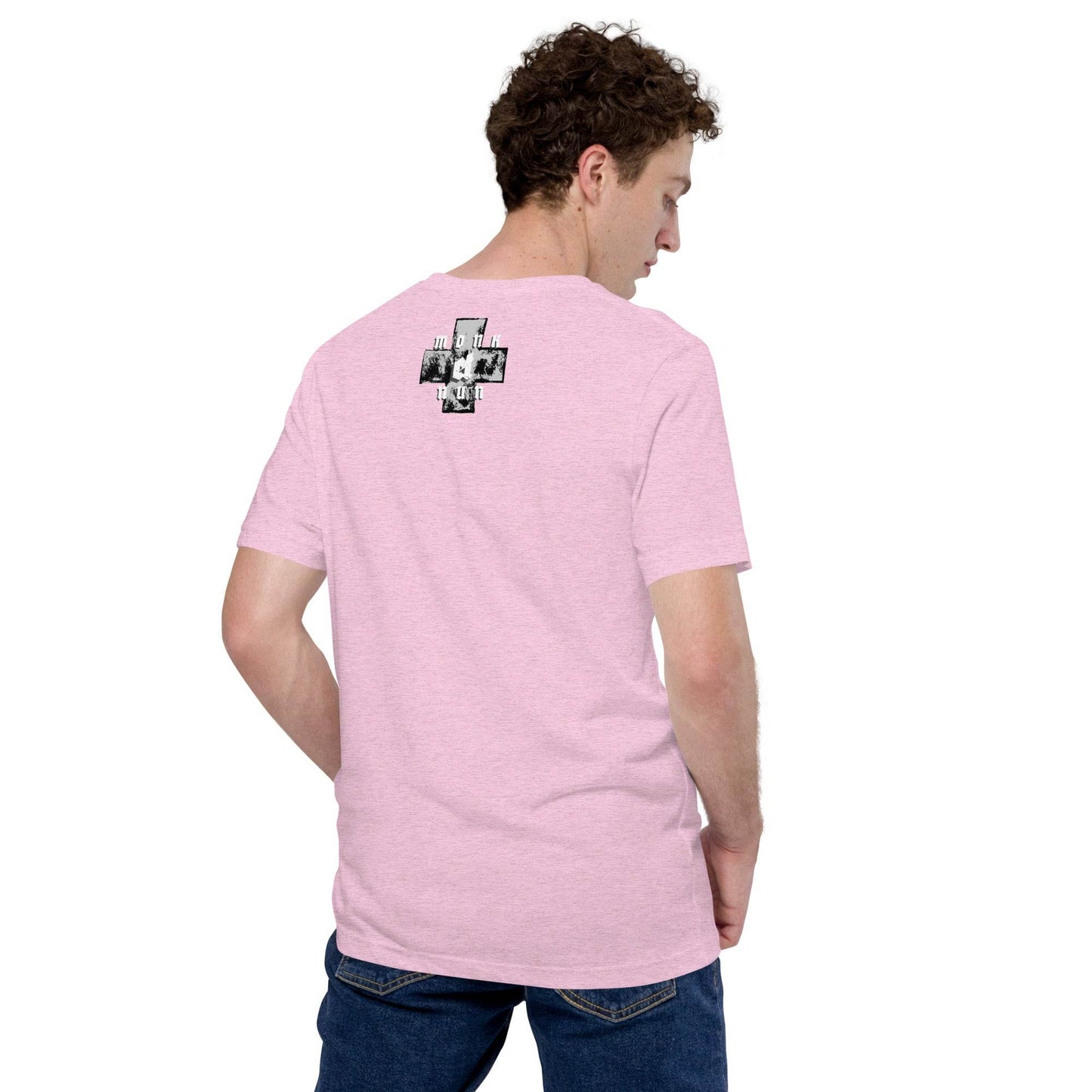 Unisex 100% combed and ring-spun cotton t-shirt Always think positive - Monk&Nun UnisexClothing