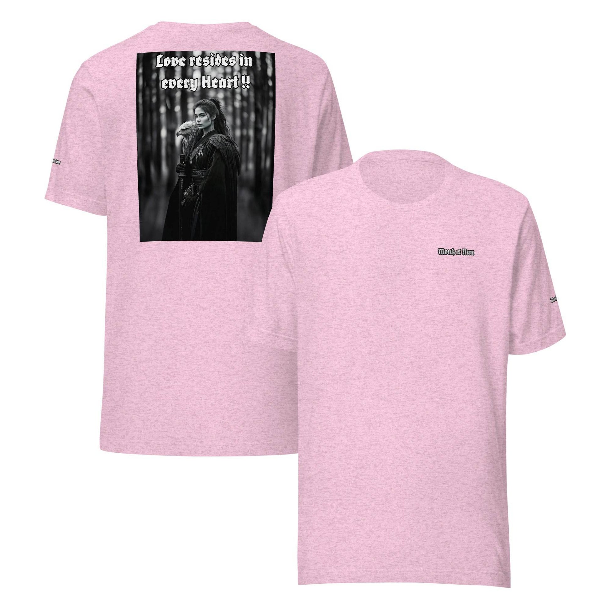 Unisex 100% combed and ring-spun cotton t-shirt Design #1 - Monk&Nun UnisexClothing