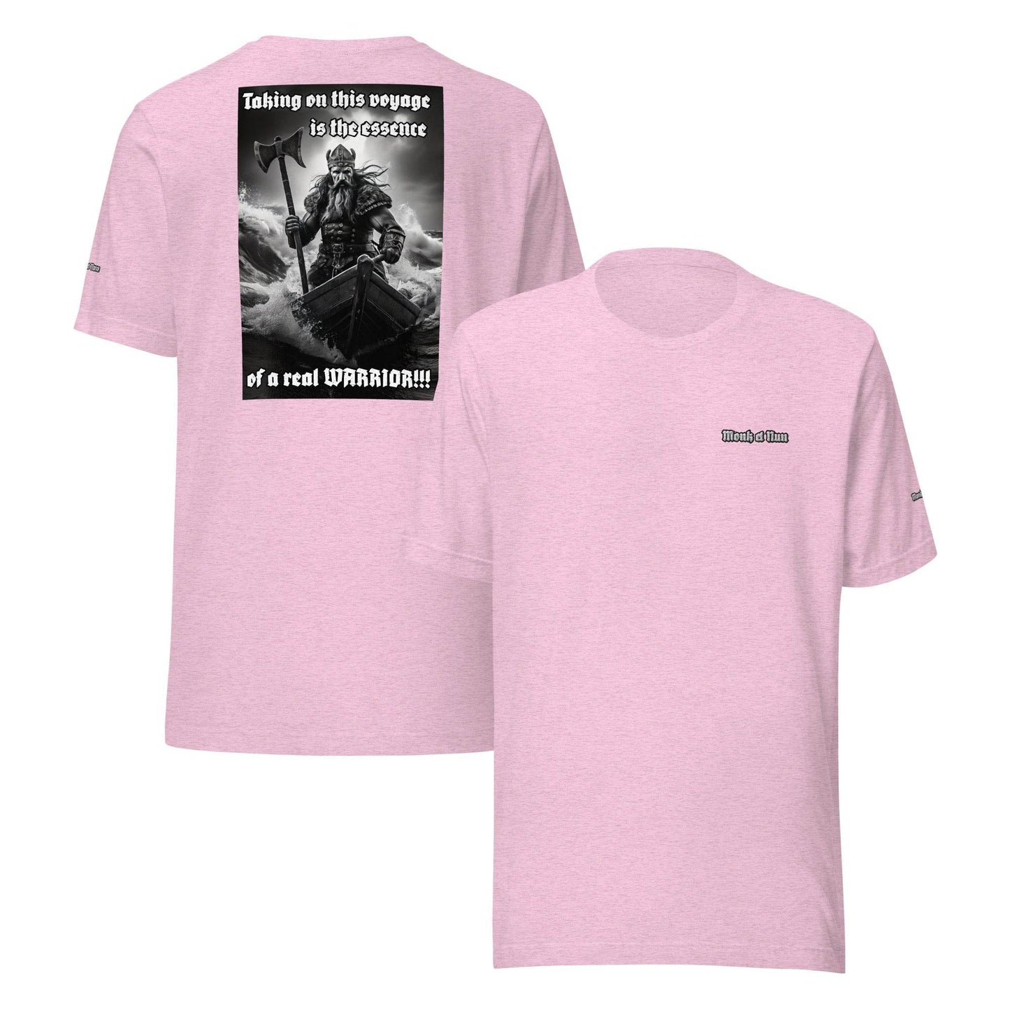 Unisex 100% combed and ring-spun cotton t-shirt Design #12 - Monk&Nun UnisexClothing