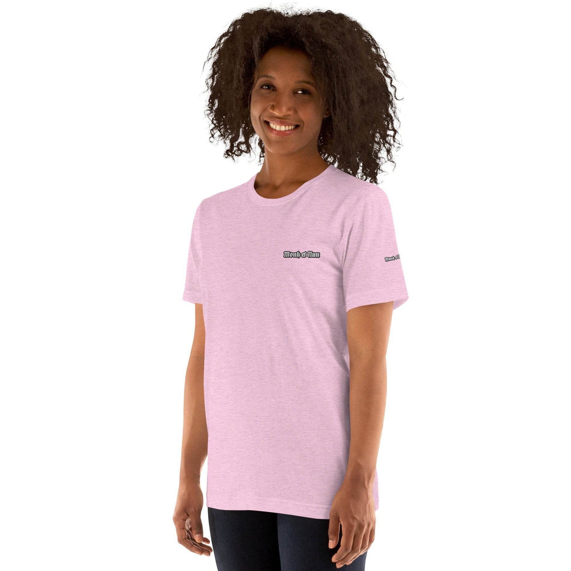 Unisex 100% combed and ring-spun cotton t-shirt Design #12 - Monk&Nun UnisexClothing