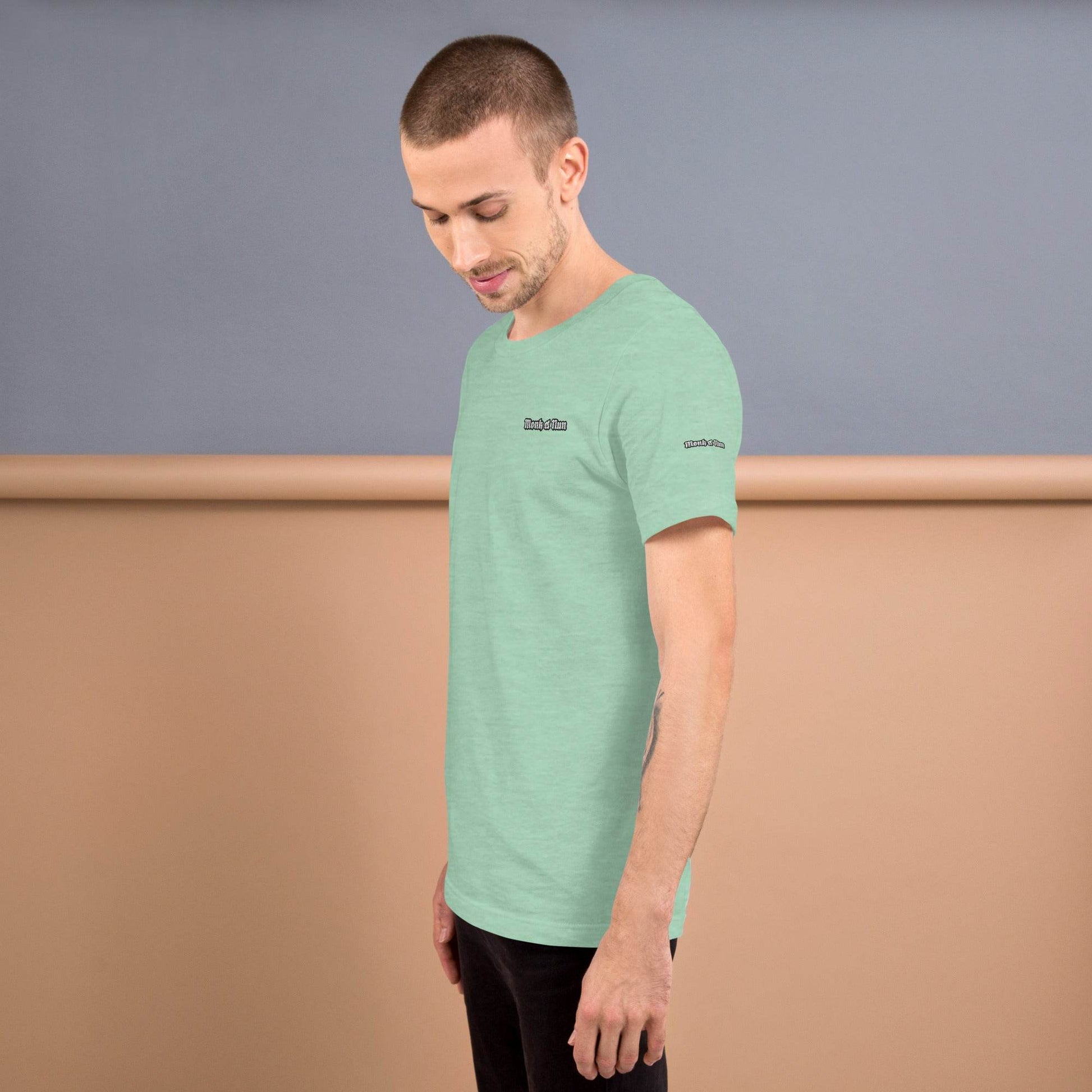 Unisex 100% combed and ring-spun cotton t-shirt Design #3 - Monk&Nun UnisexClothing