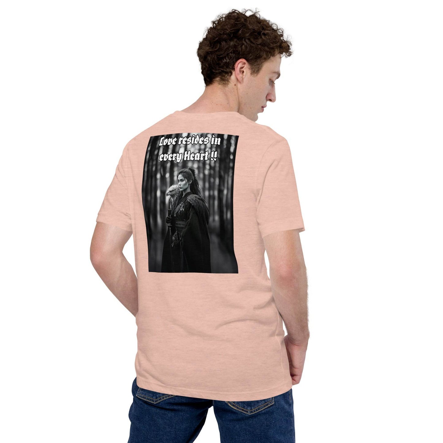 Unisex 100% combed and ring-spun cotton t-shirt Design #1 - Monk&Nun UnisexClothing