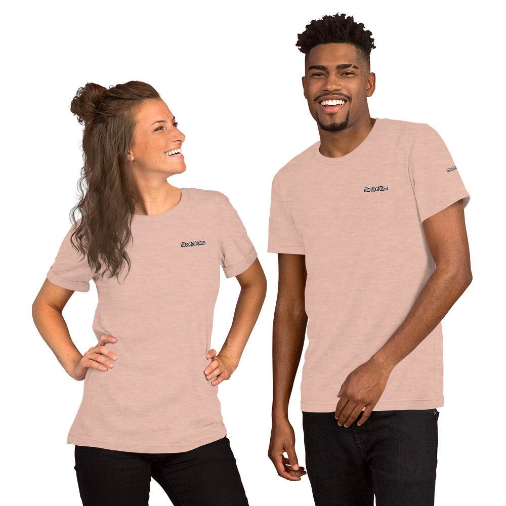 Unisex 100% combed and ring-spun cotton t-shirt Design #1 - Monk&Nun UnisexClothing