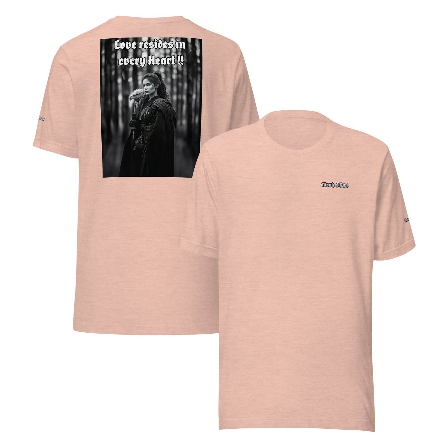 Unisex 100% combed and ring-spun cotton t-shirt Design #1 - Monk&Nun UnisexClothing