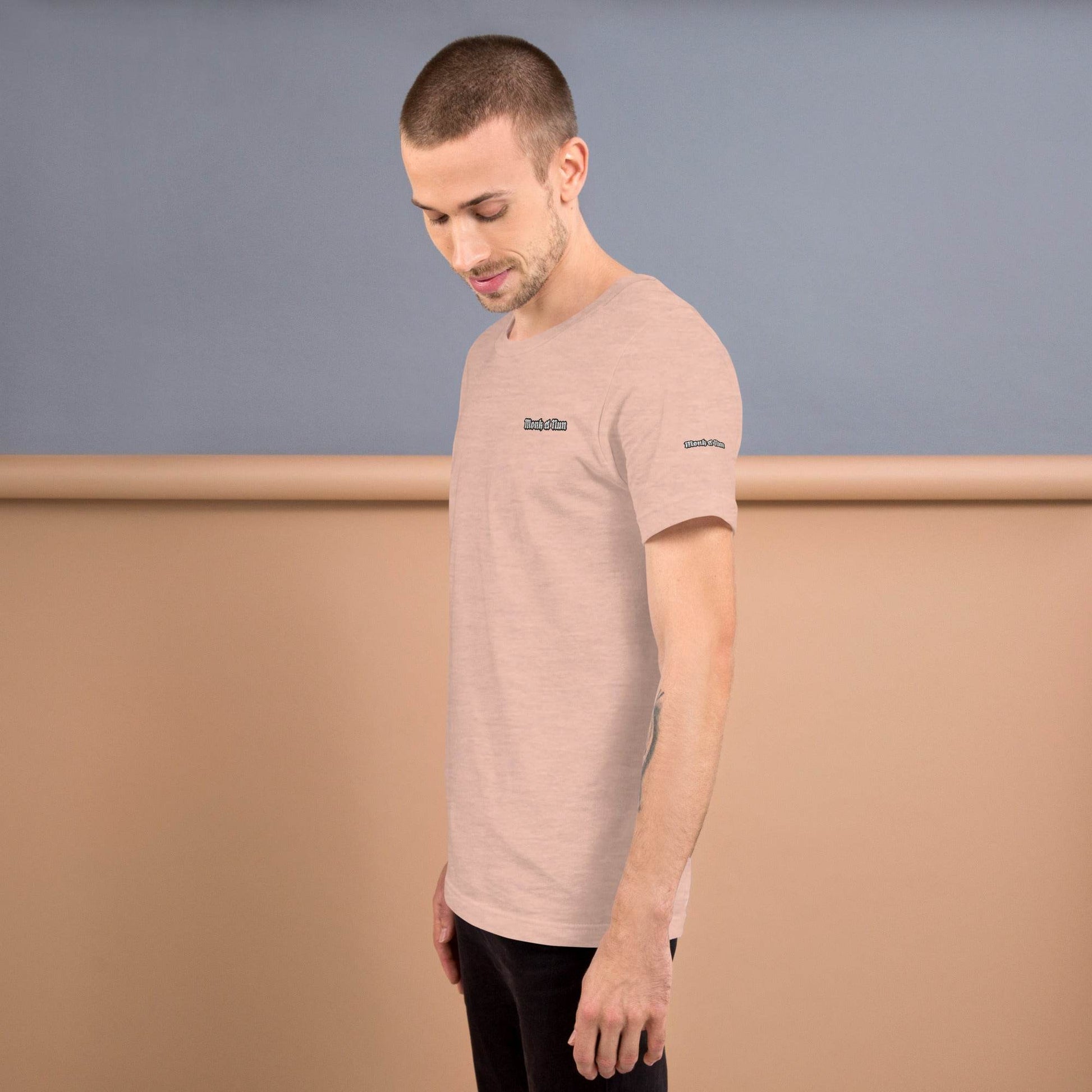 Unisex 100% combed and ring-spun cotton t-shirt Design #3 - Monk&Nun UnisexClothing