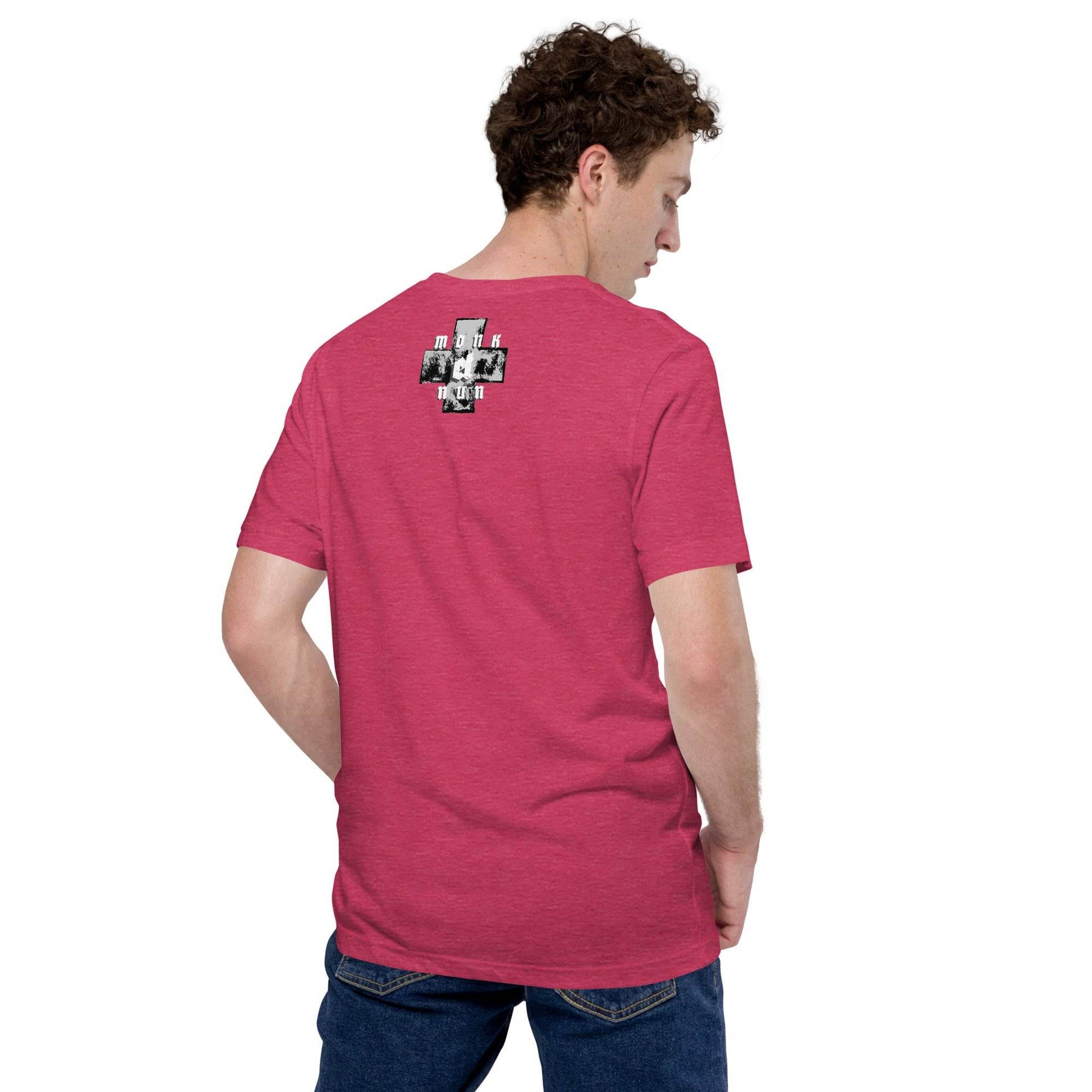 Unisex 100% combed and ring-spun cotton t-shirt Always think positive - Monk&Nun UnisexClothing