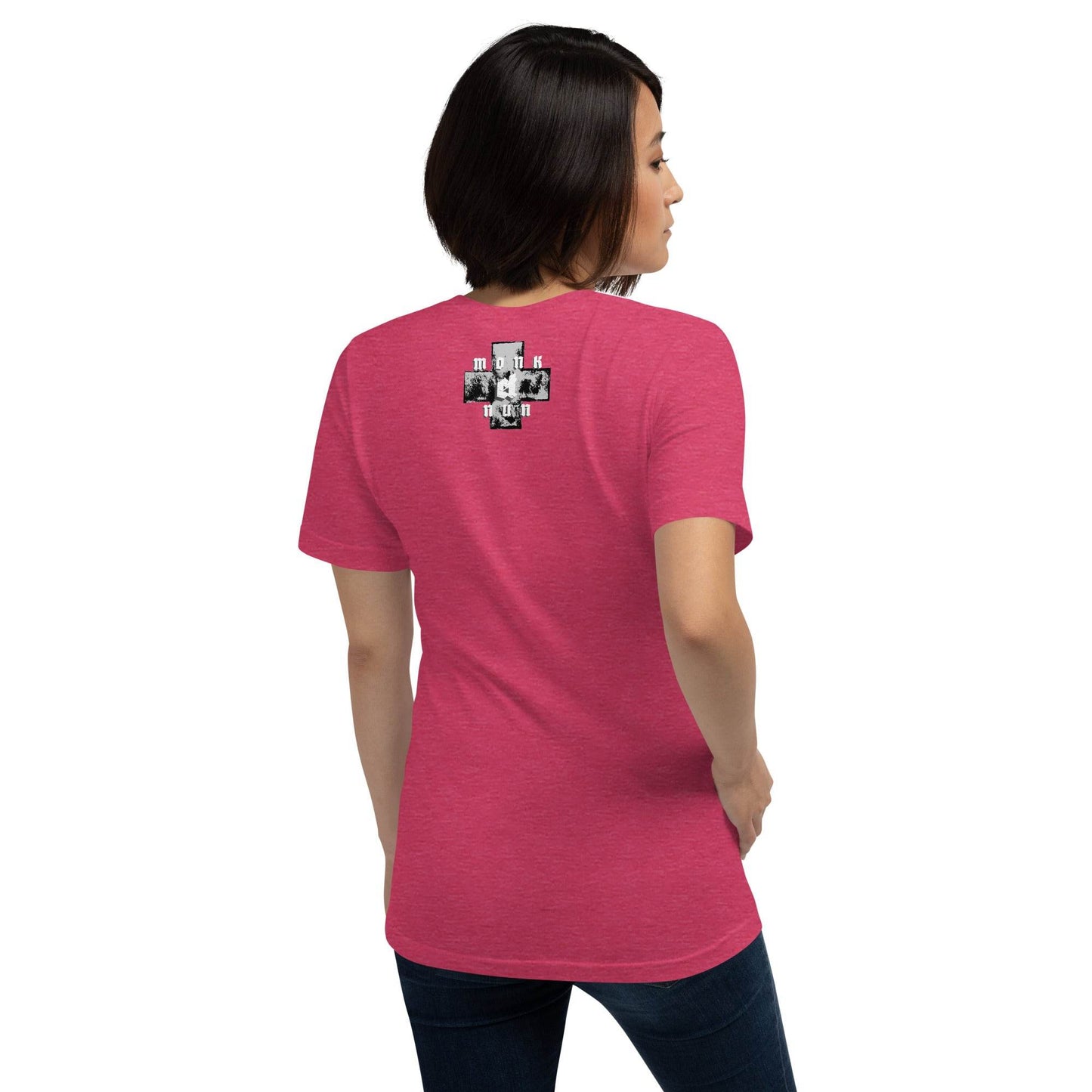 Unisex 100% combed and ring-spun cotton t-shirt Always think positive - Monk&Nun UnisexClothing