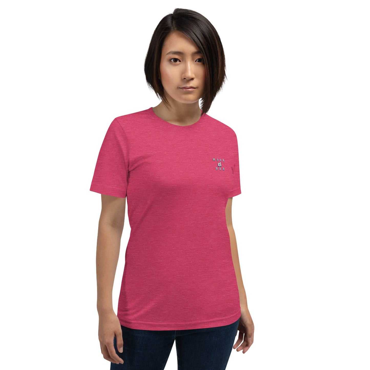 Unisex 100% combed and ring-spun cotton t-shirt Always think positive - Monk&Nun UnisexClothing
