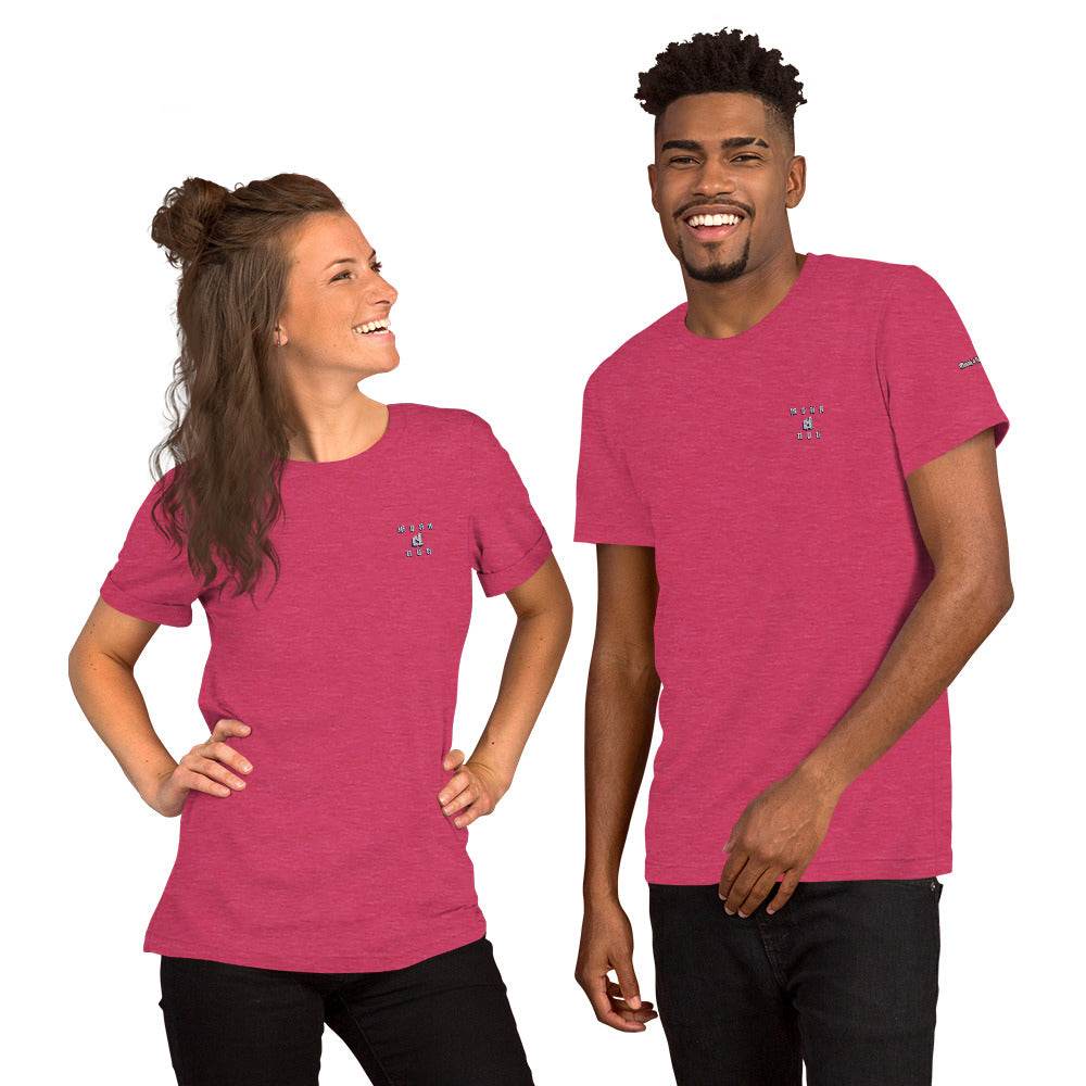 Unisex 100% combed and ring-spun cotton t-shirt Always think positive - Monk&Nun UnisexClothing