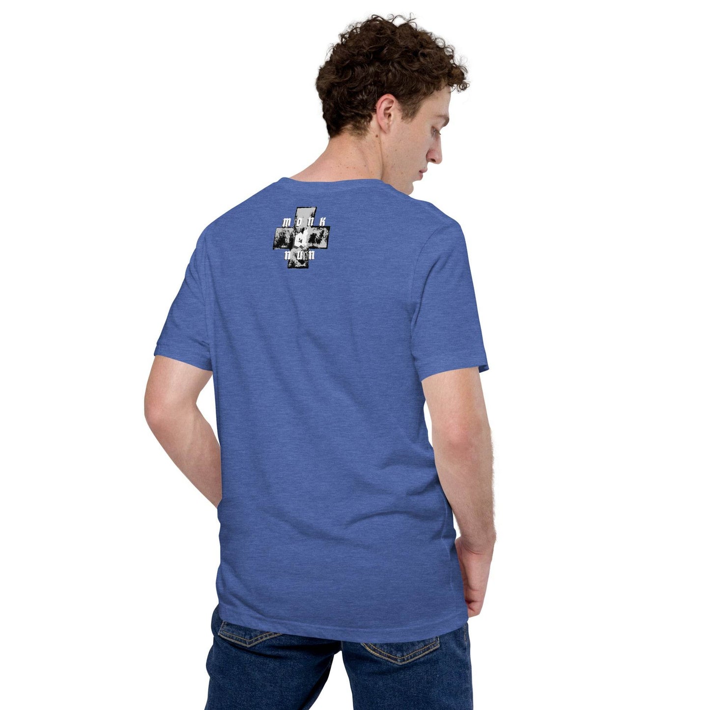 Unisex 100% combed and ring-spun cotton t-shirt Always think positive - Monk&Nun UnisexClothing