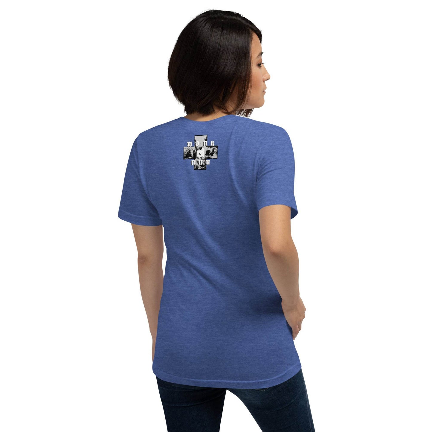 Unisex 100% combed and ring-spun cotton t-shirt Always think positive - Monk&Nun UnisexClothing