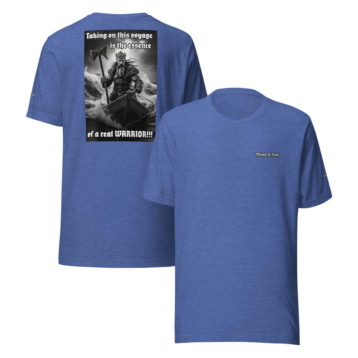 Unisex 100% combed and ring-spun cotton t-shirt Design #12 - Monk&Nun UnisexClothing