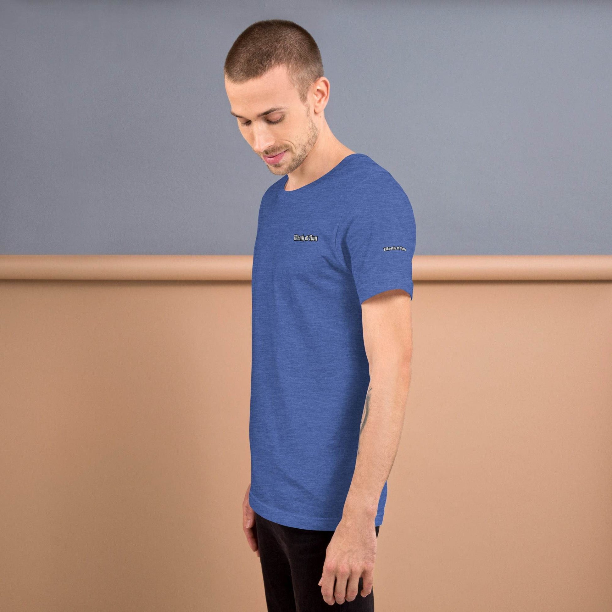 Unisex 100% combed and ring-spun cotton t-shirt Design #3 - Monk&Nun UnisexClothing