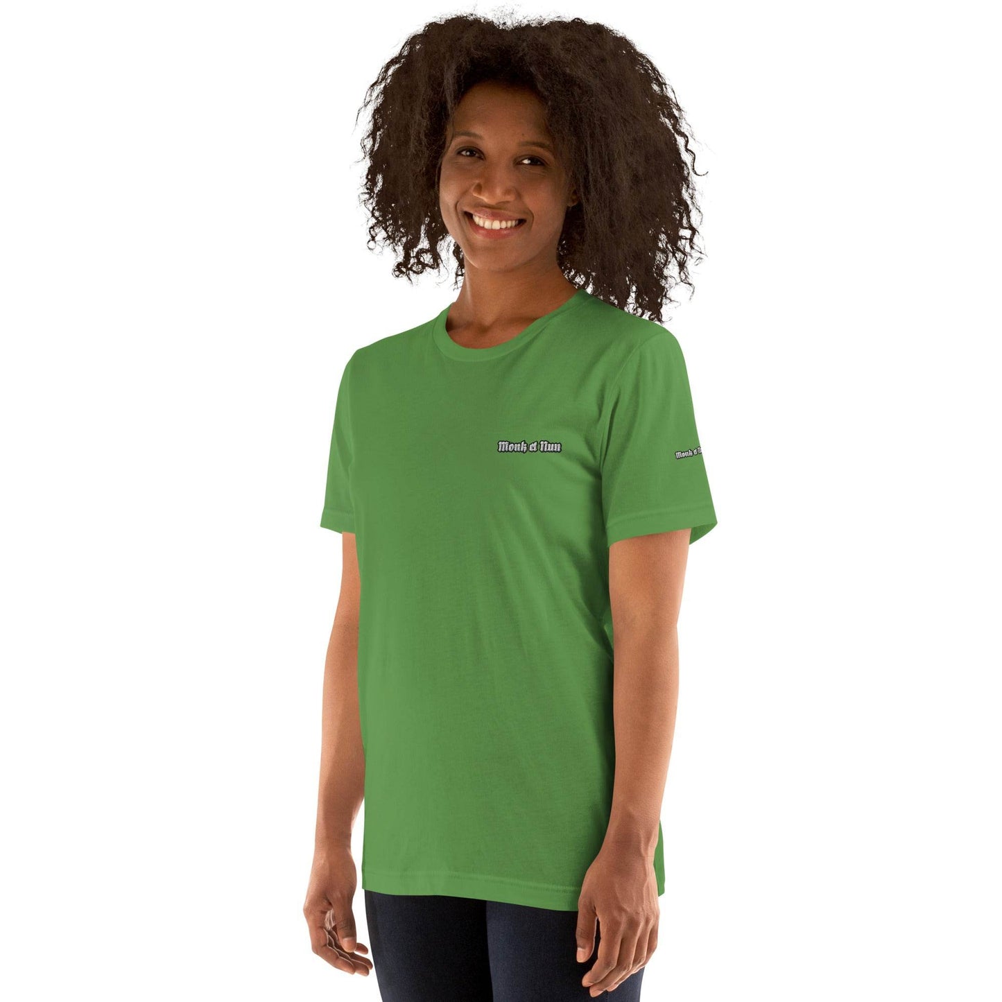 Unisex 100% combed and ring-spun cotton t-shirt Design #12 - Monk&Nun UnisexClothing