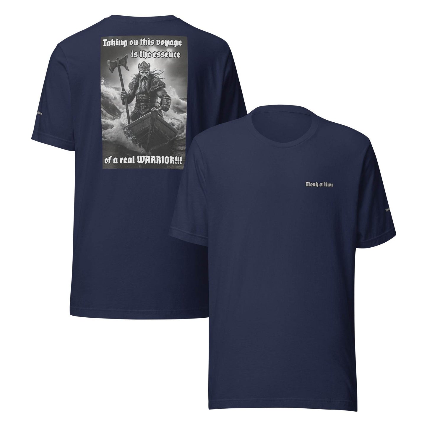 Unisex 100% combed and ring-spun cotton t-shirt Design #12 - Monk&Nun UnisexClothing