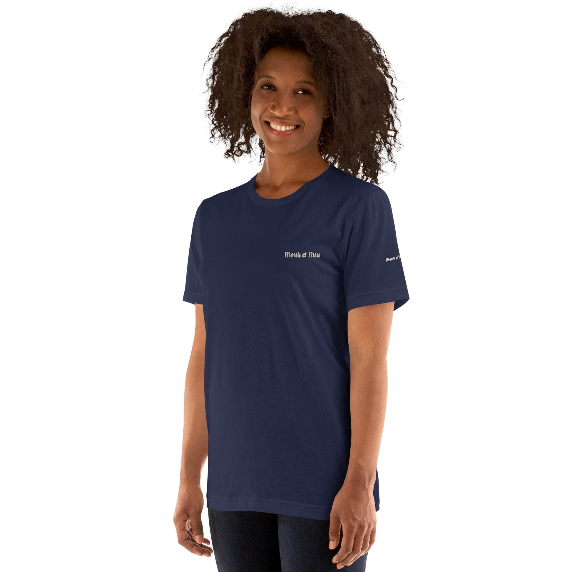 Unisex 100% combed and ring-spun cotton t-shirt Design #12 - Monk&Nun UnisexClothing