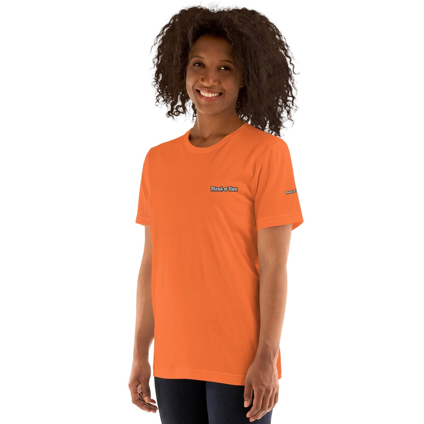 Unisex 100% combed and ring-spun cotton t-shirt Design #12 - Monk&Nun UnisexClothing