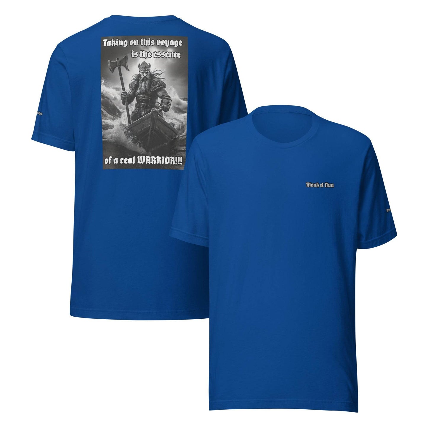 Unisex 100% combed and ring-spun cotton t-shirt Design #12 - Monk&Nun UnisexClothing