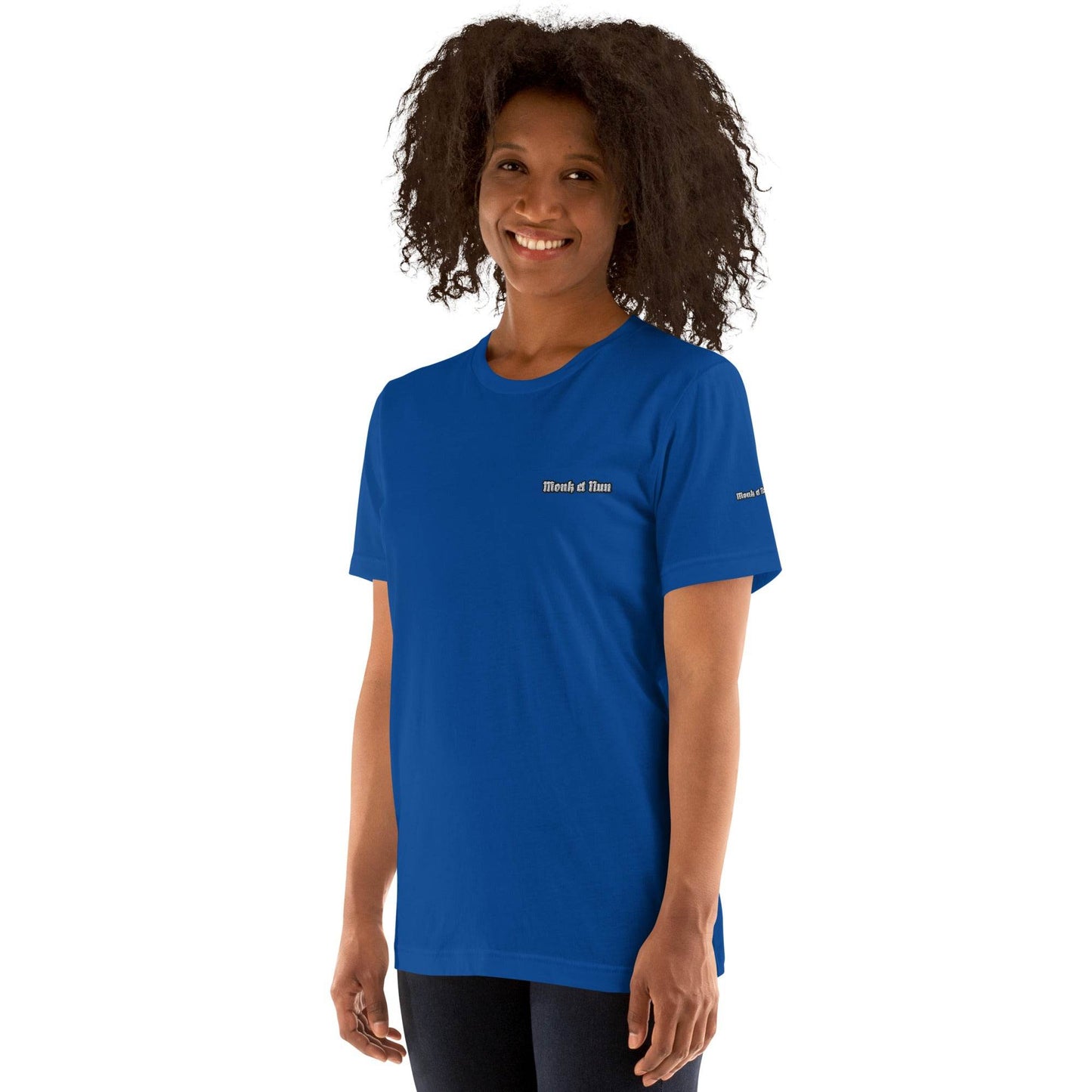 Unisex 100% combed and ring-spun cotton t-shirt Design #12 - Monk&Nun UnisexClothing