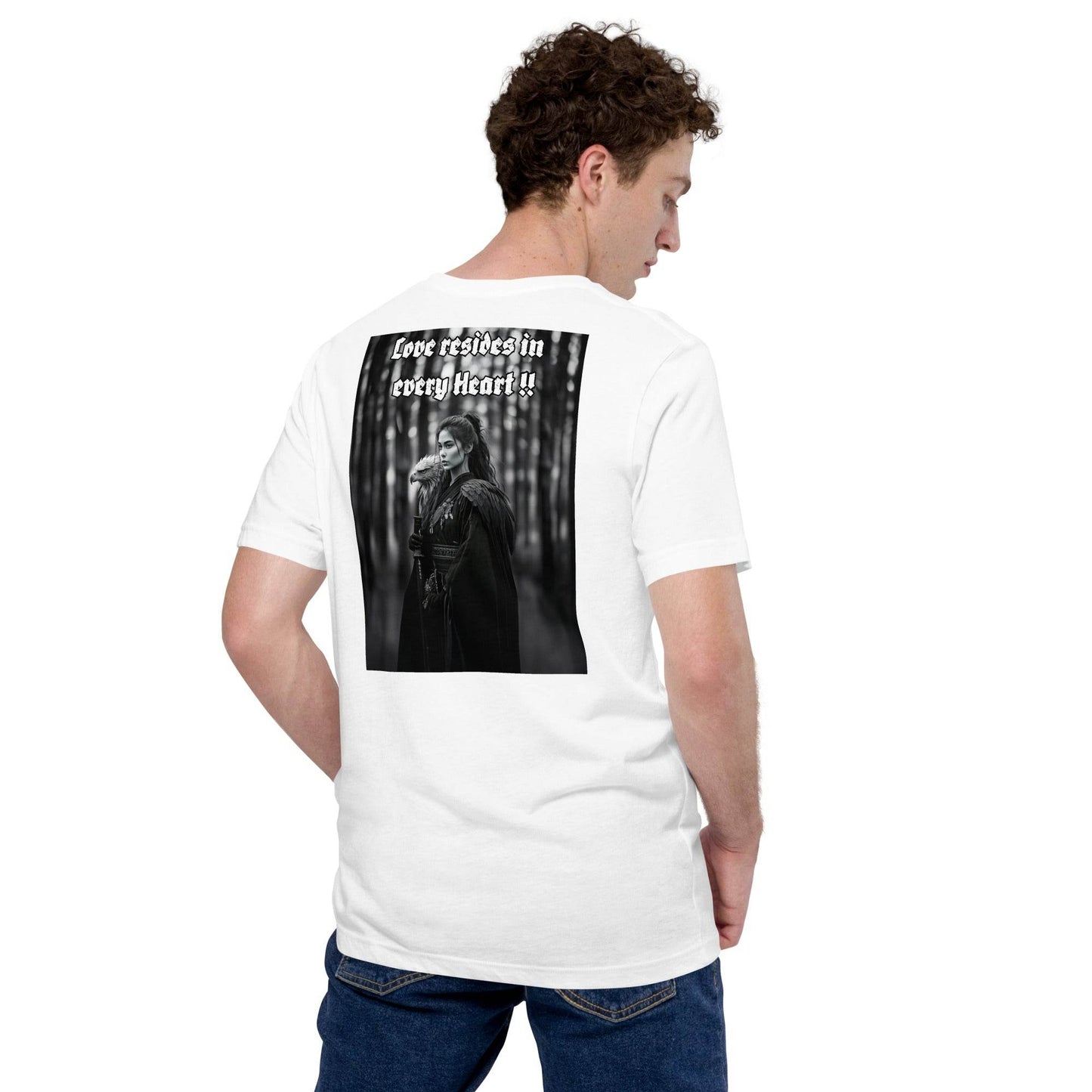 Unisex 100% combed and ring-spun cotton t-shirt Design #1 - Monk&Nun UnisexClothing