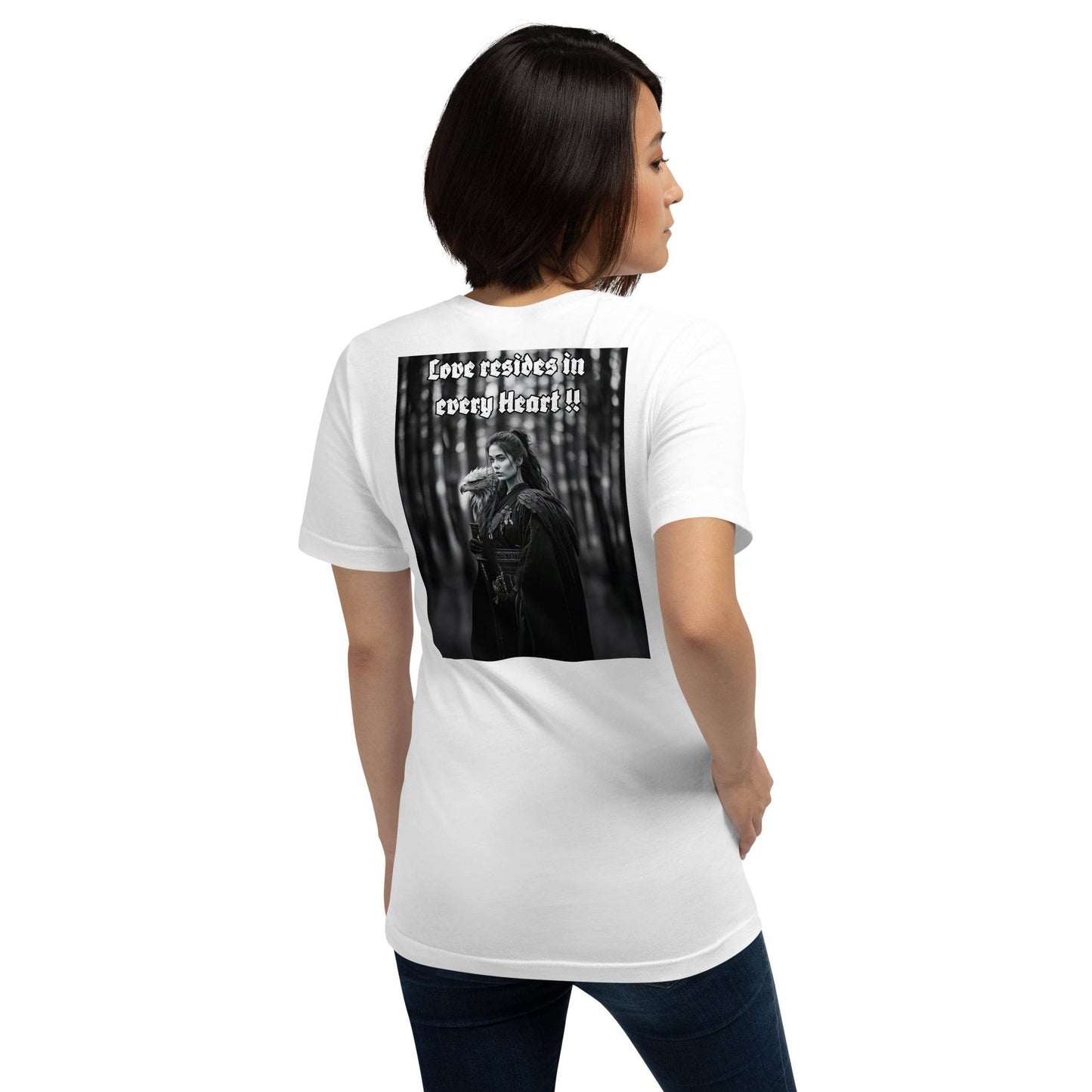 Unisex 100% combed and ring-spun cotton t-shirt Design #1 - Monk&Nun UnisexClothing