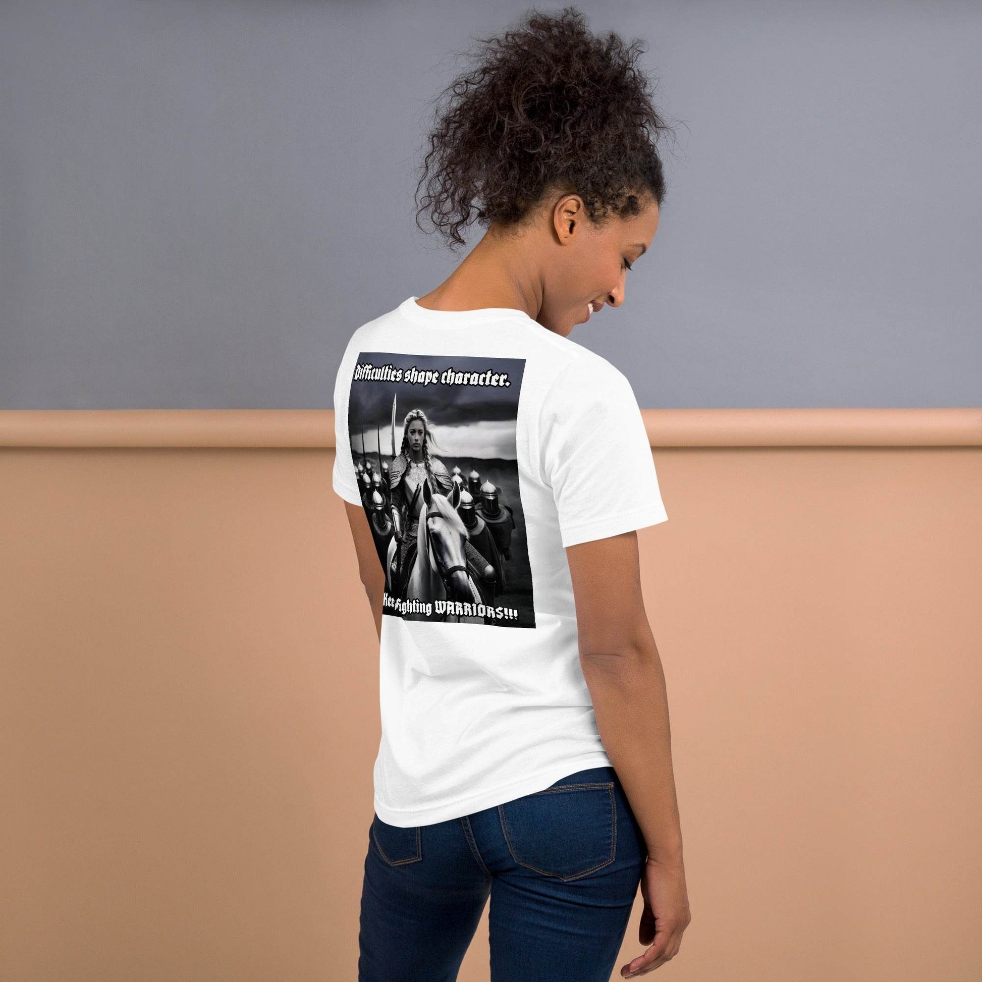 Unisex 100% combed and ring-spun cotton t-shirt Design #14 - Monk&Nun UnisexClothing