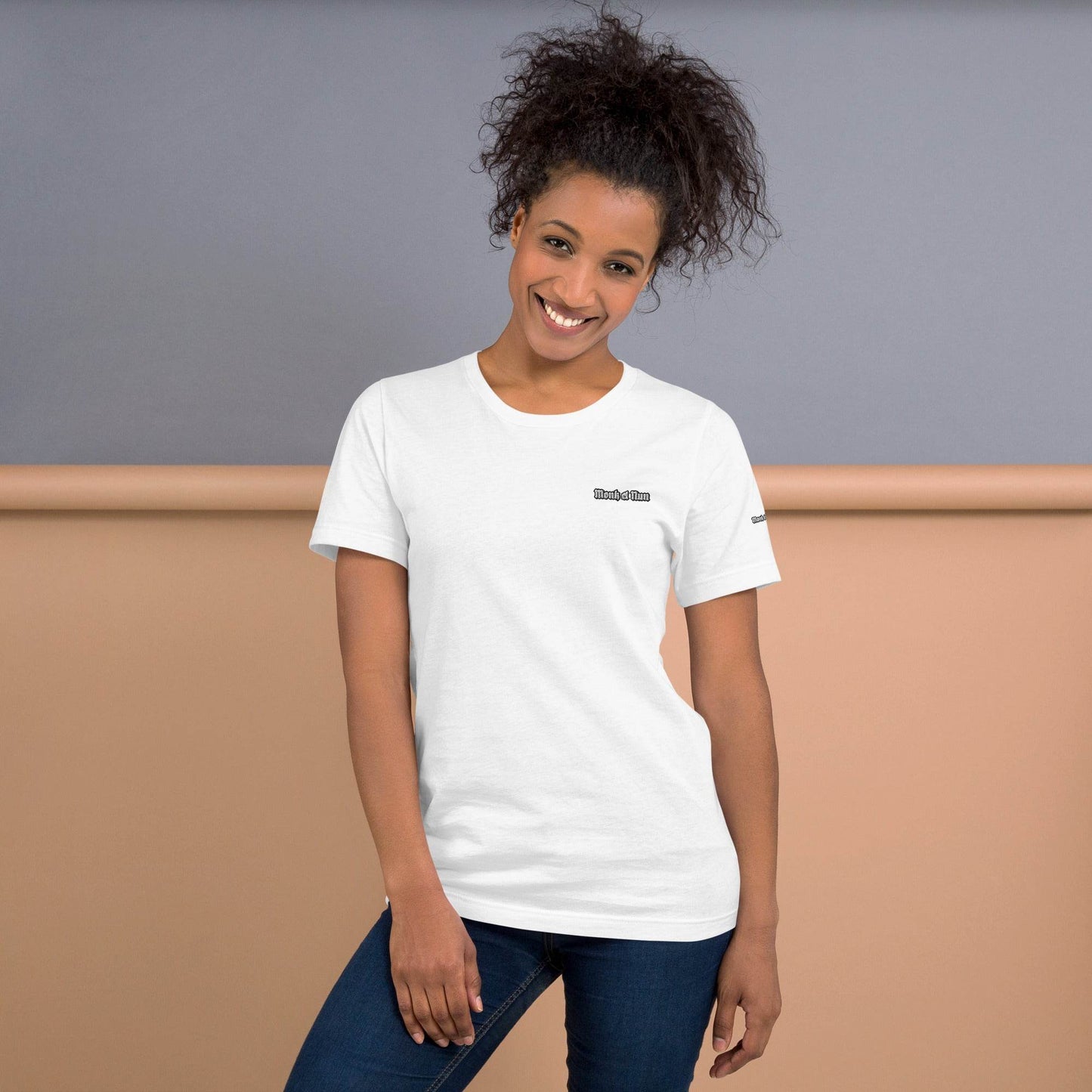 Unisex 100% combed and ring-spun cotton t-shirt Design #3 - Monk&Nun UnisexClothing