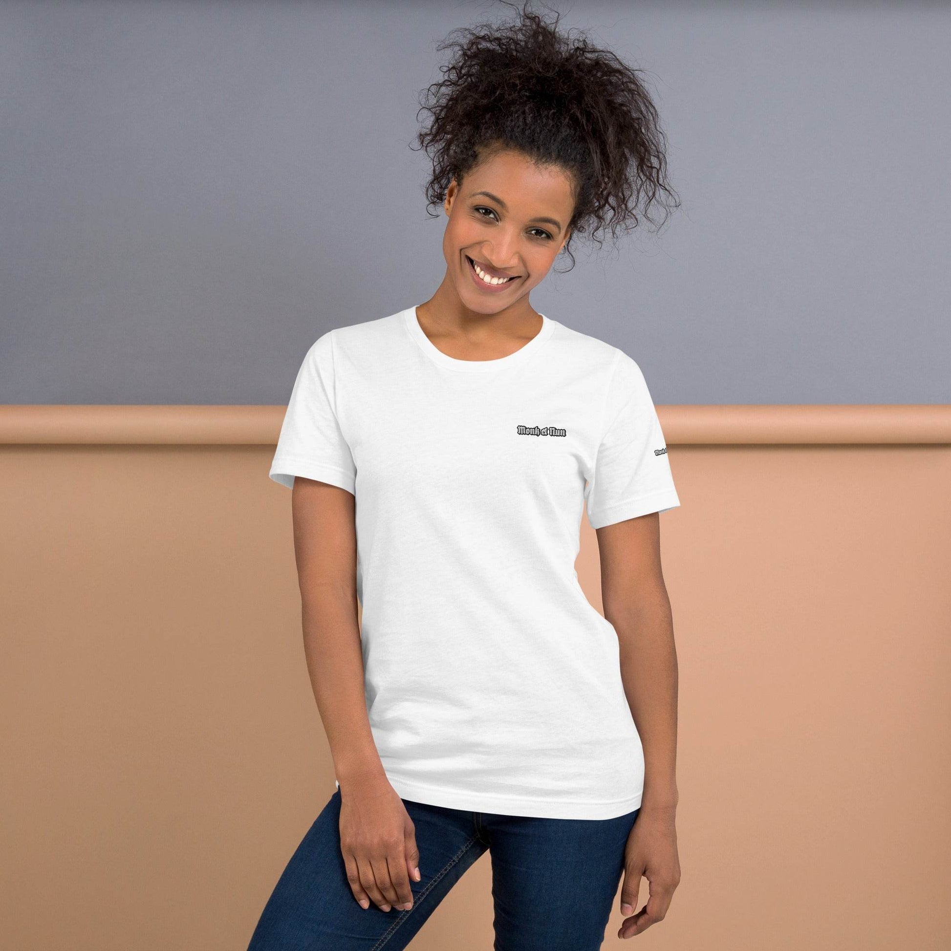 Unisex 100% combed and ring-spun cotton t-shirt Design #3 - Monk&Nun UnisexClothing