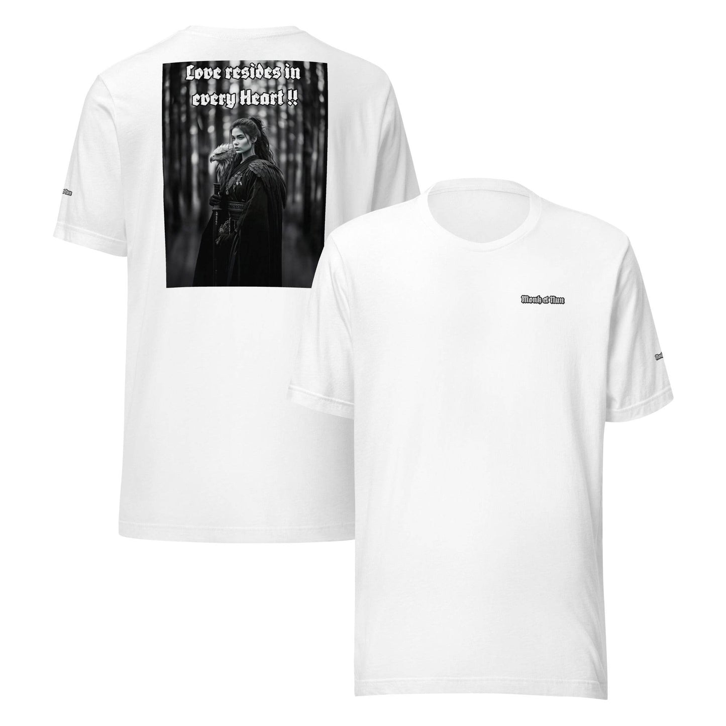 Unisex 100% combed and ring-spun cotton t-shirt Design #1 - Monk&Nun UnisexClothing