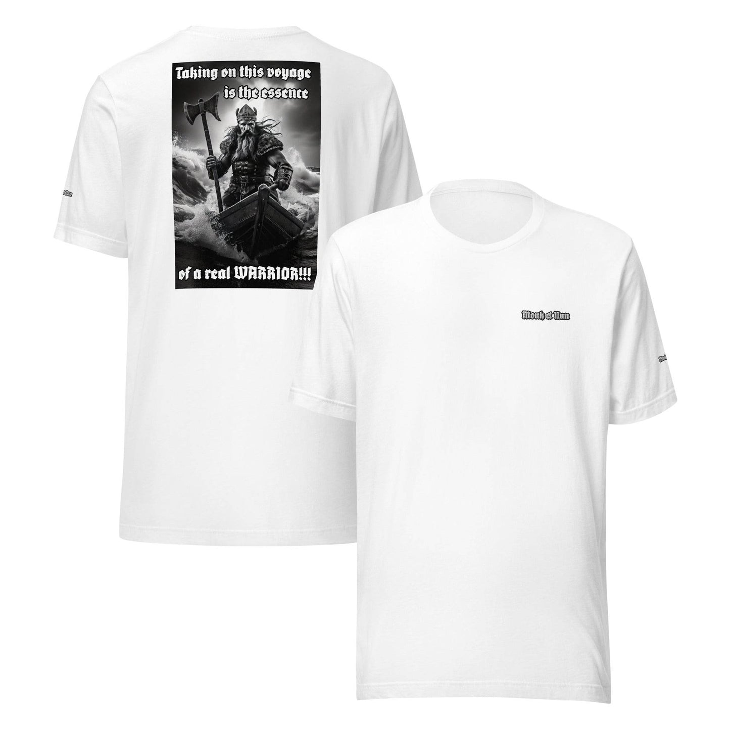 Unisex 100% combed and ring-spun cotton t-shirt Design #12 - Monk&Nun UnisexClothing