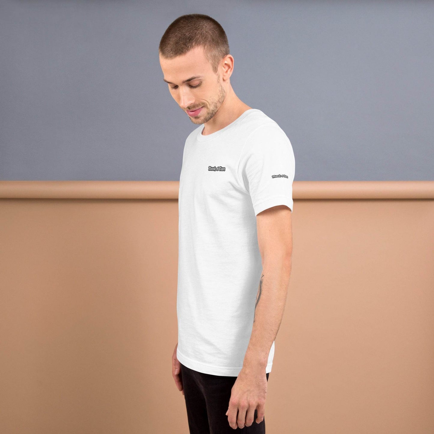 Unisex 100% combed and ring-spun cotton t-shirt Design #3 - Monk&Nun UnisexClothing