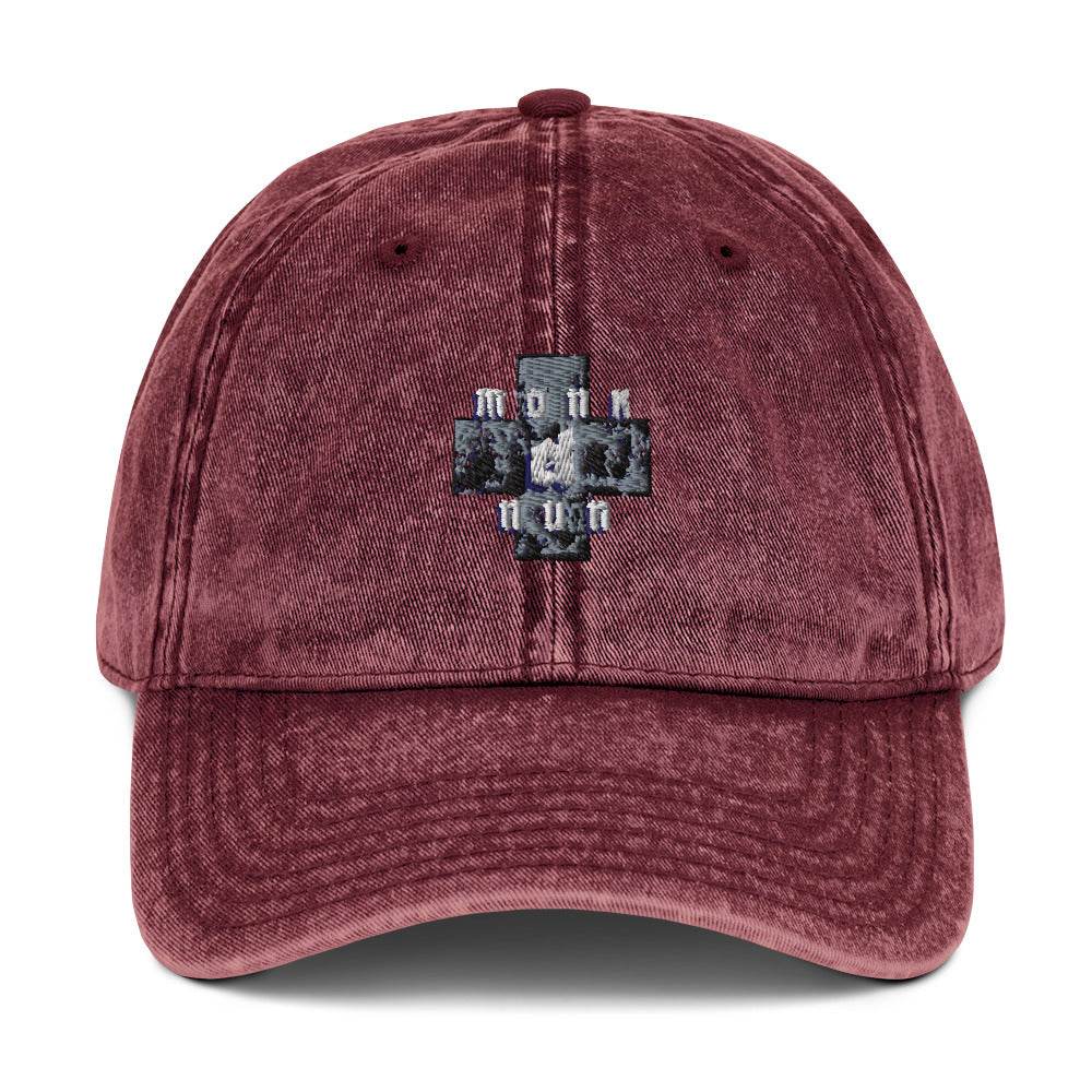 Hat Vintage 100% Cotton Twill Always think positive - Monk&Nun UnisexClothing