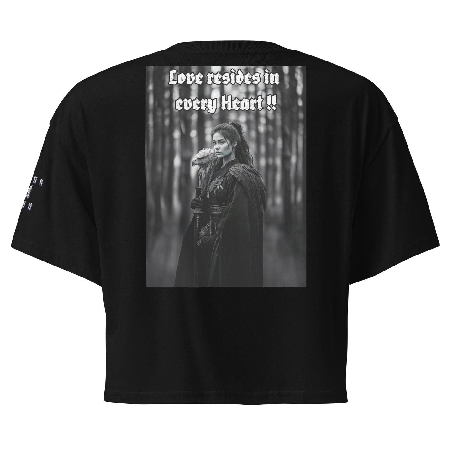 Women’s crop top t-shirt 100% cotton Design #1 - Monk&Nun UnisexClothing