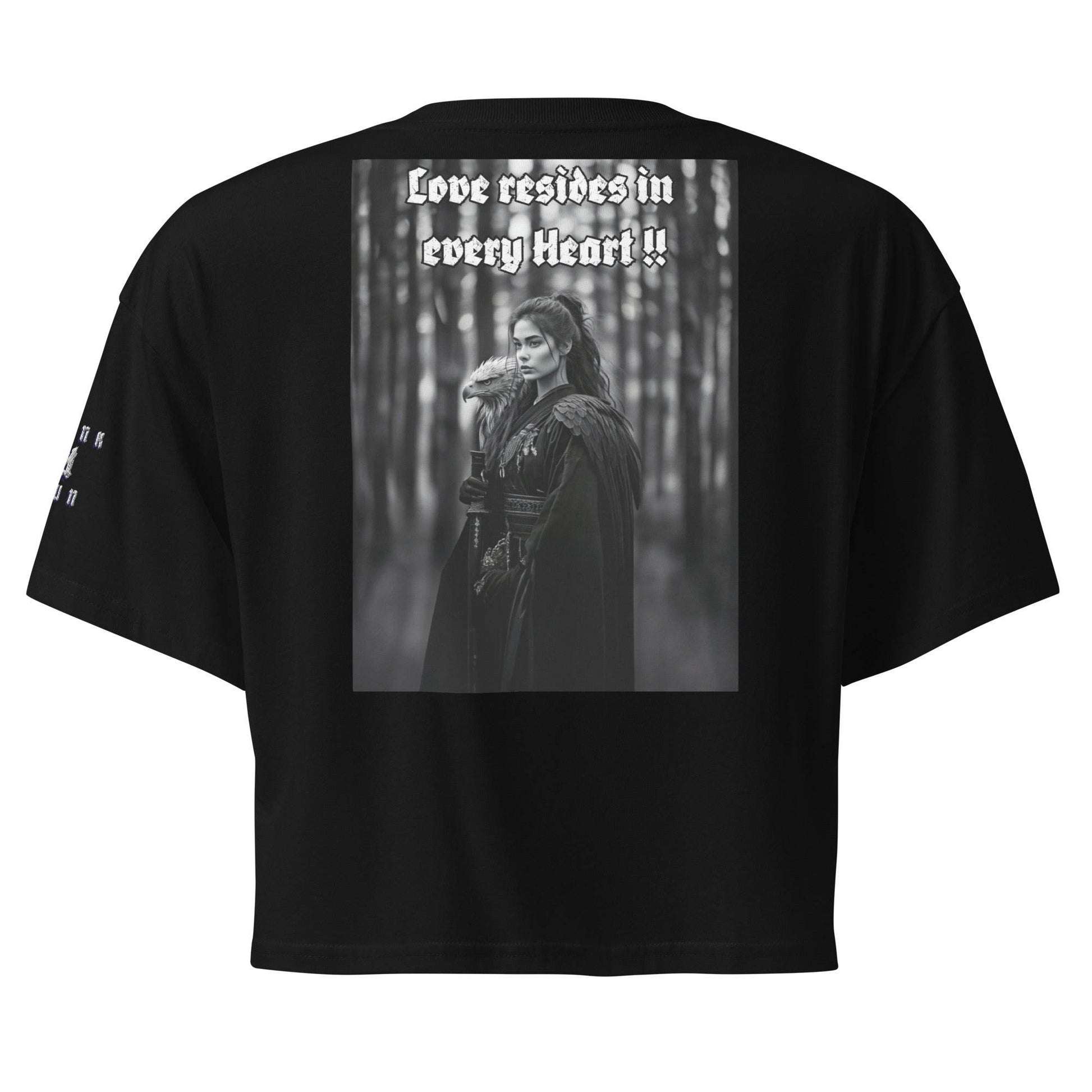 Women’s crop top t-shirt 100% cotton Design #1 - Monk&Nun UnisexClothing