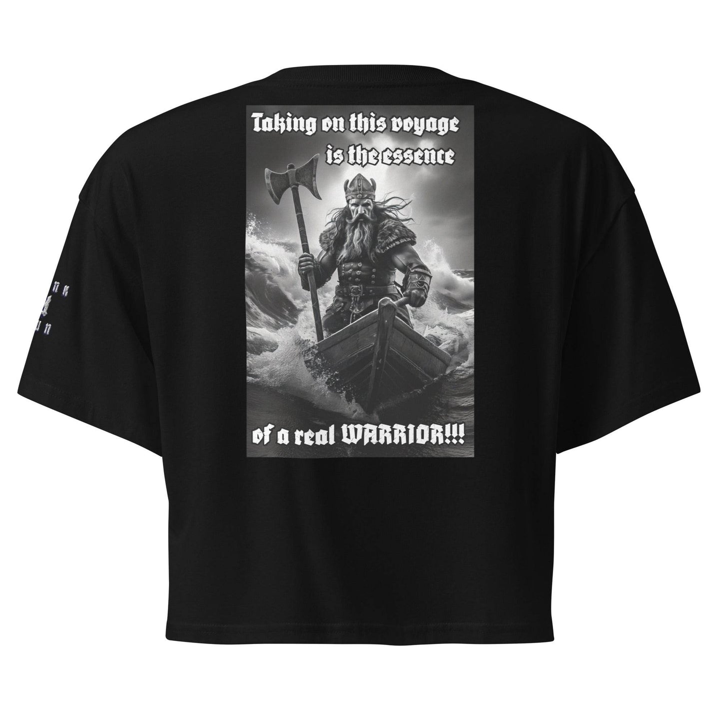 Women’s crop top t-shirt 100% cotton Design #12 - Monk&Nun UnisexClothing