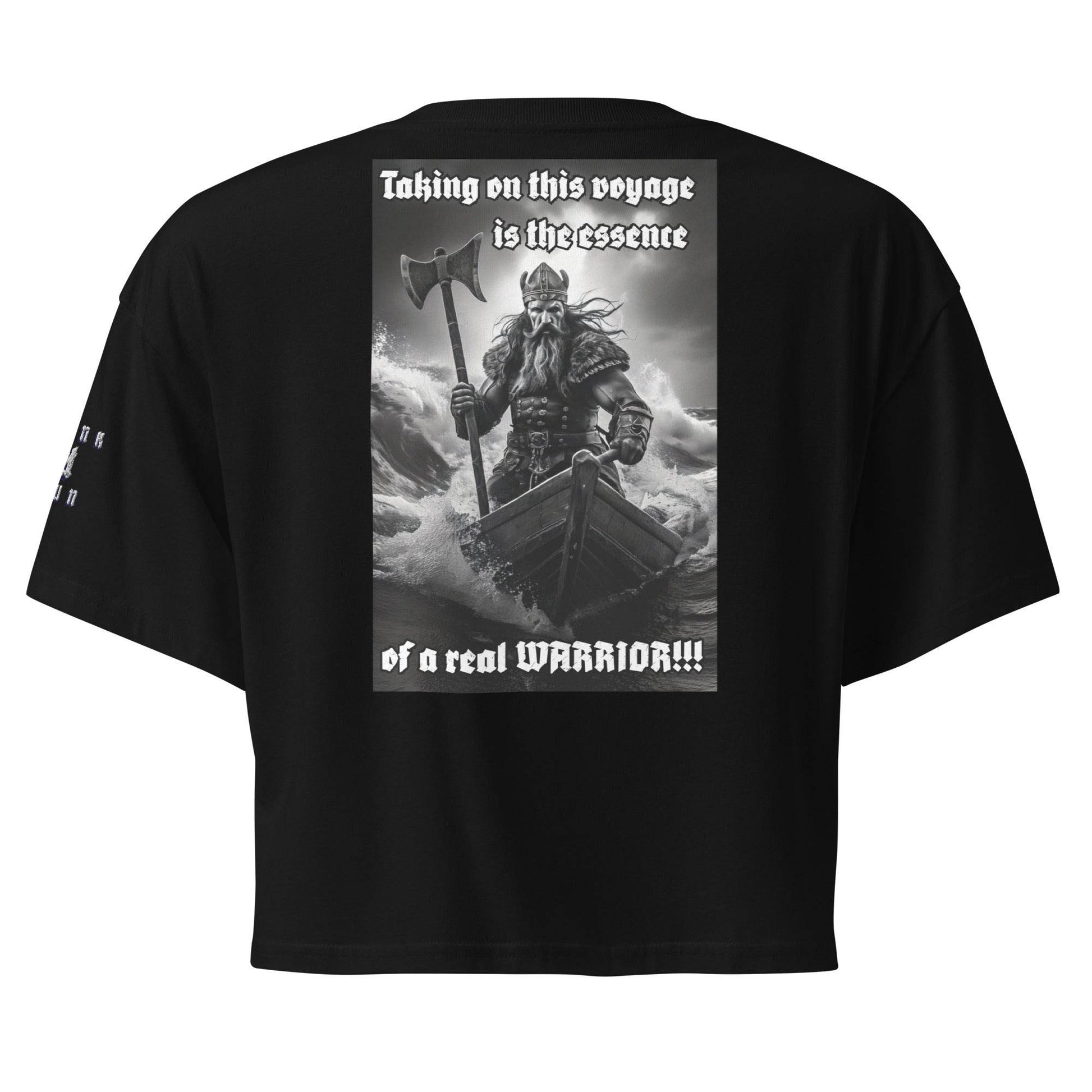 Women’s crop top t-shirt 100% cotton Design #12 - Monk&Nun UnisexClothing