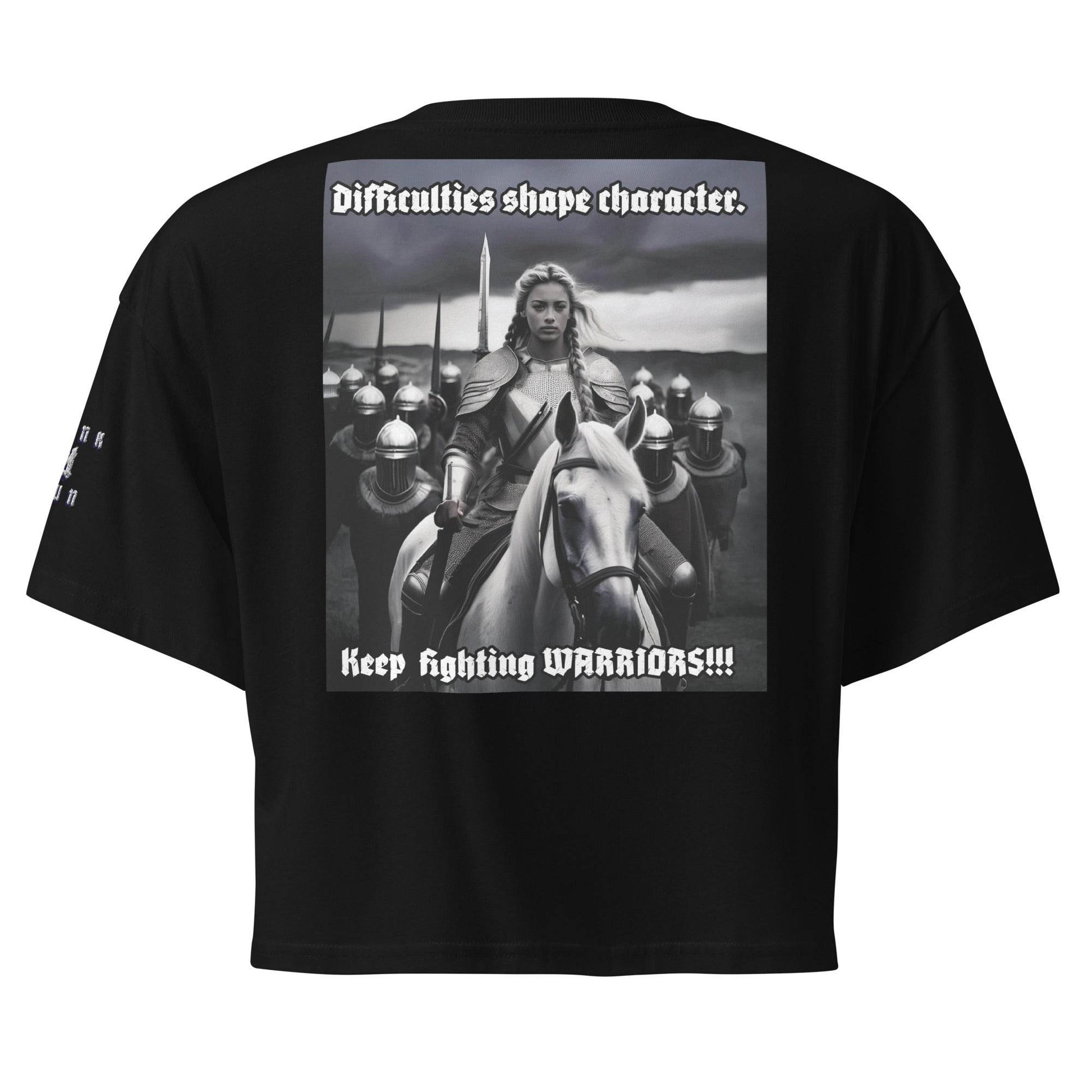 Women’s crop top t-shirt 100% cotton Design #14 - Monk&Nun UnisexClothing