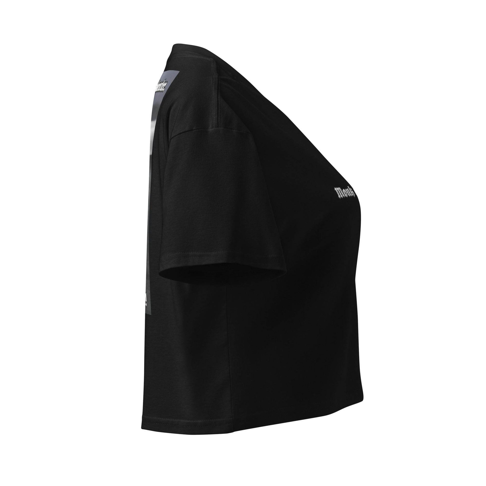 Women’s crop top t-shirt 100% cotton Design #14 - Monk&Nun UnisexClothing