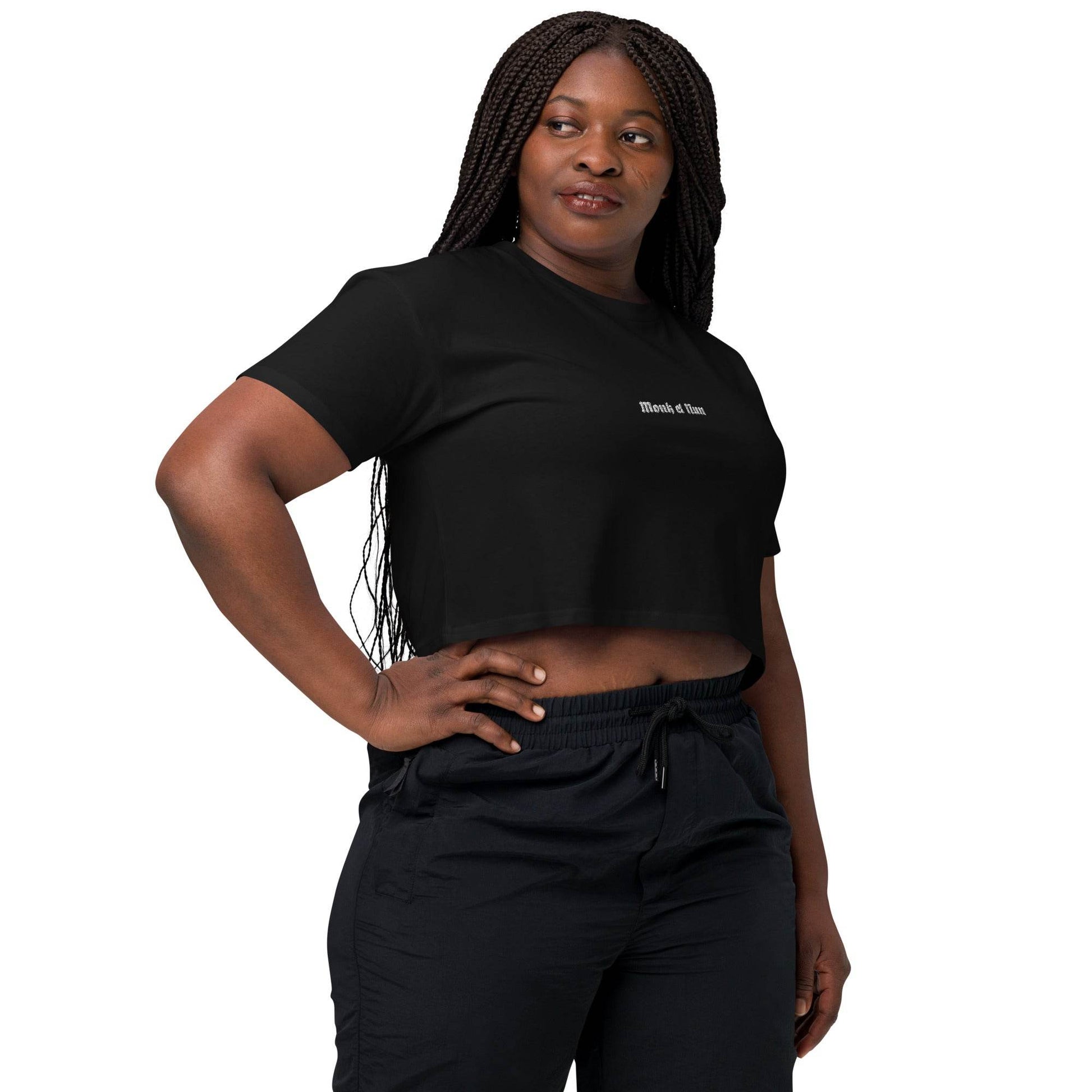 Women’s crop top t-shirt 100% cotton Design #14 - Monk&Nun UnisexClothing