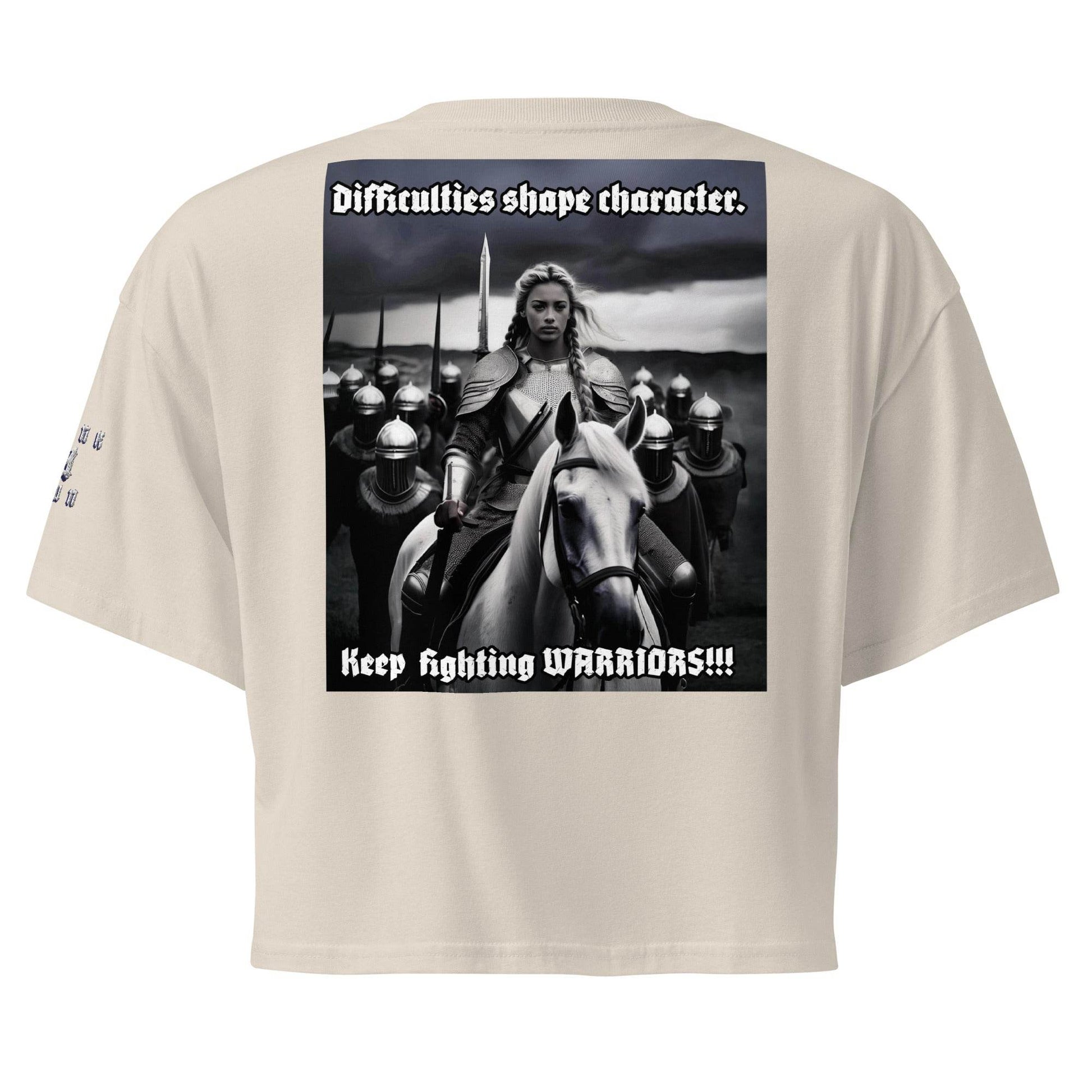 Women’s crop top t-shirt 100% cotton Design #14 - Monk&Nun UnisexClothing