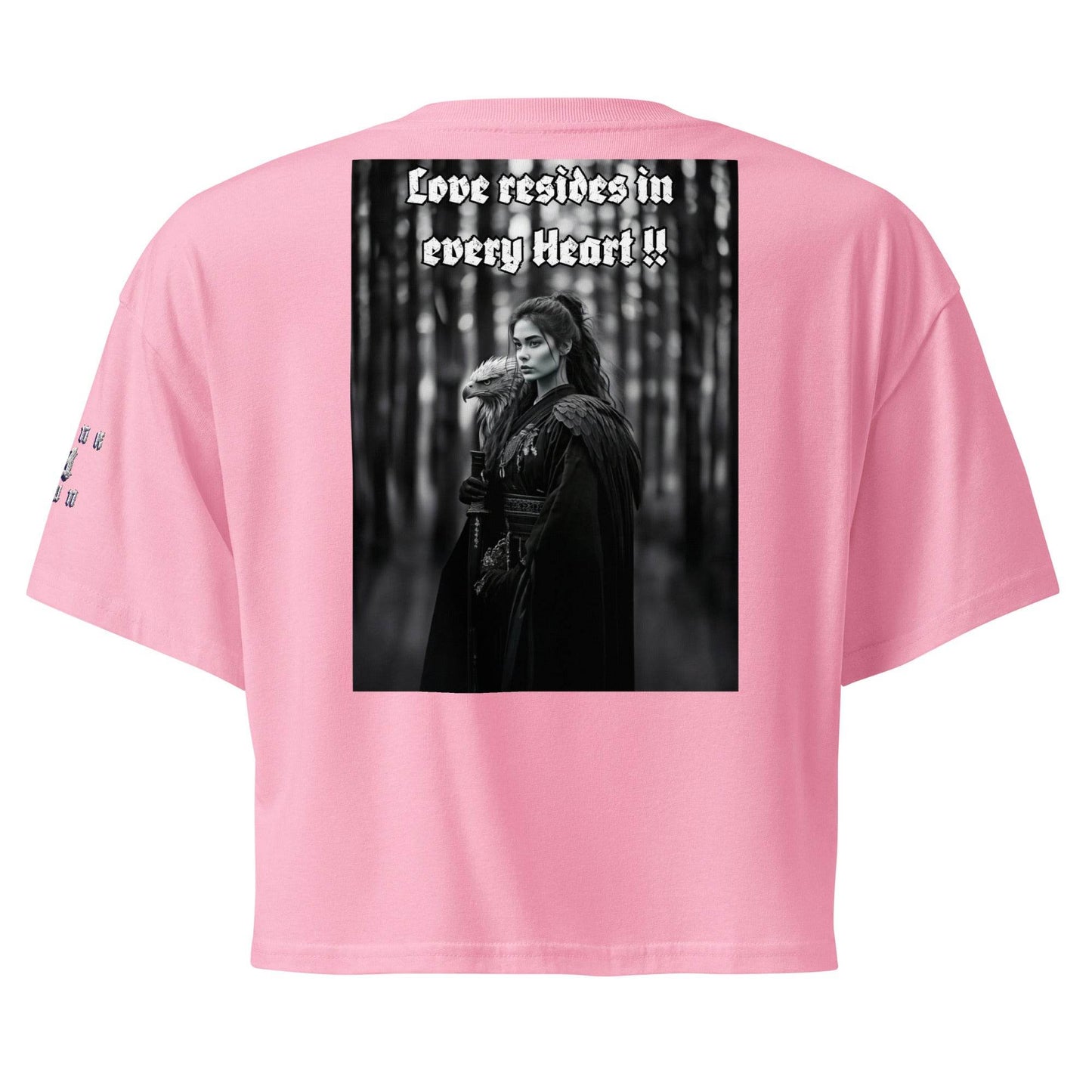 Women’s crop top t-shirt 100% cotton Design #1 - Monk&Nun UnisexClothing