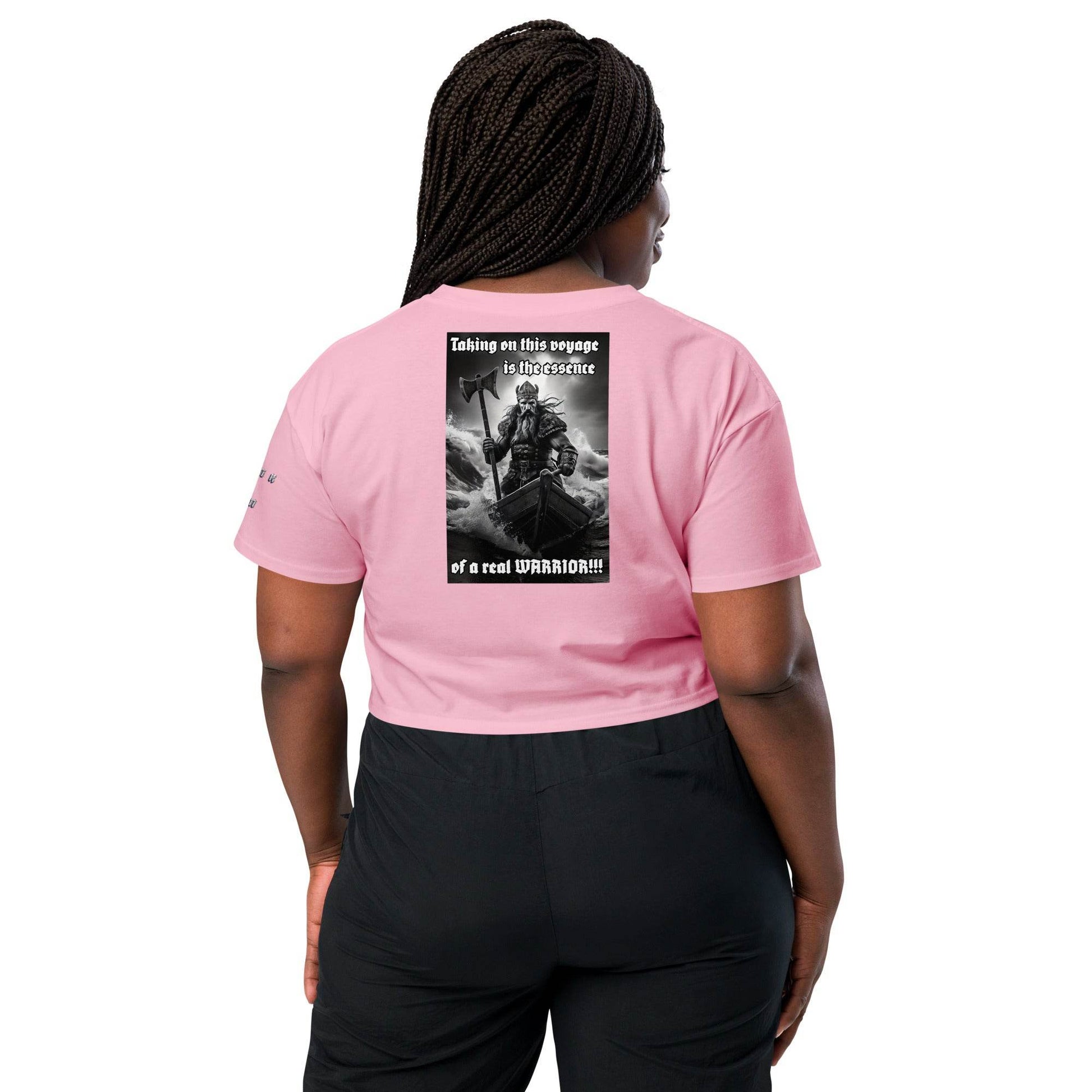 Women’s crop top t-shirt 100% cotton Design #12 - Monk&Nun UnisexClothing