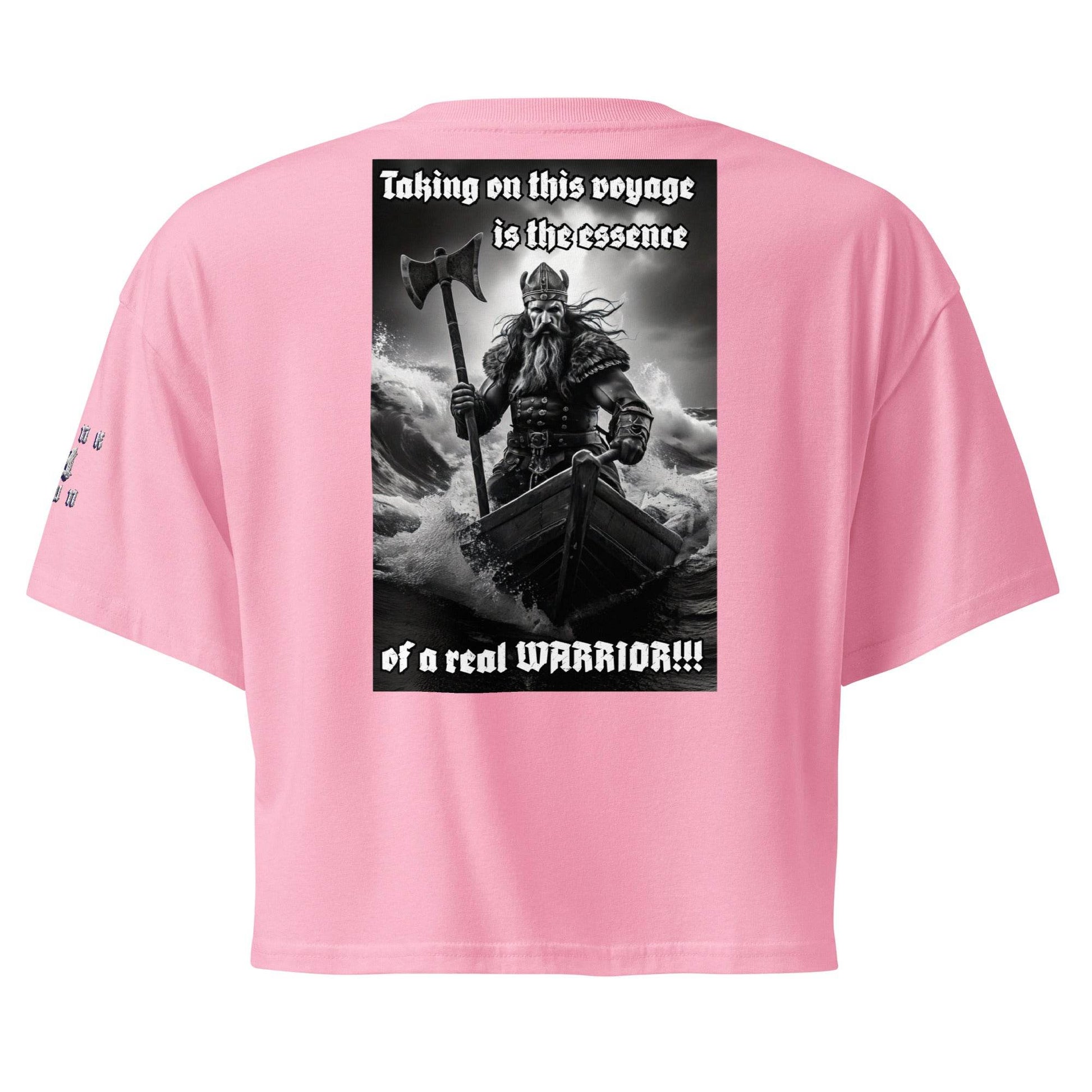 Women’s crop top t-shirt 100% cotton Design #12 - Monk&Nun UnisexClothing