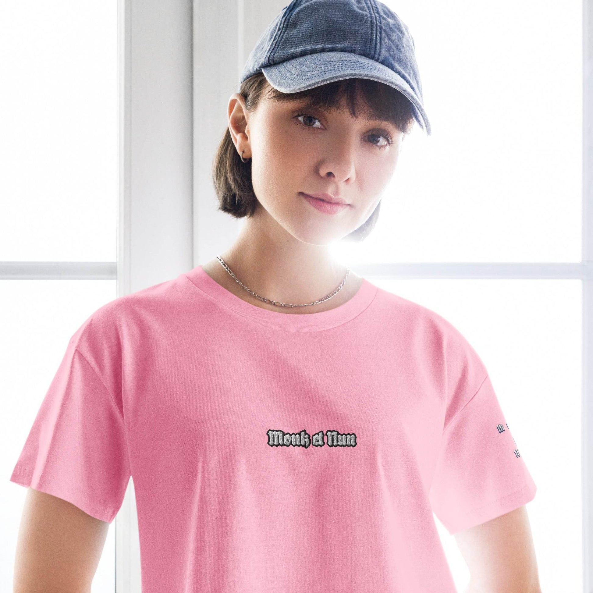 Women’s crop top t-shirt 100% cotton Design #12 - Monk&Nun UnisexClothing